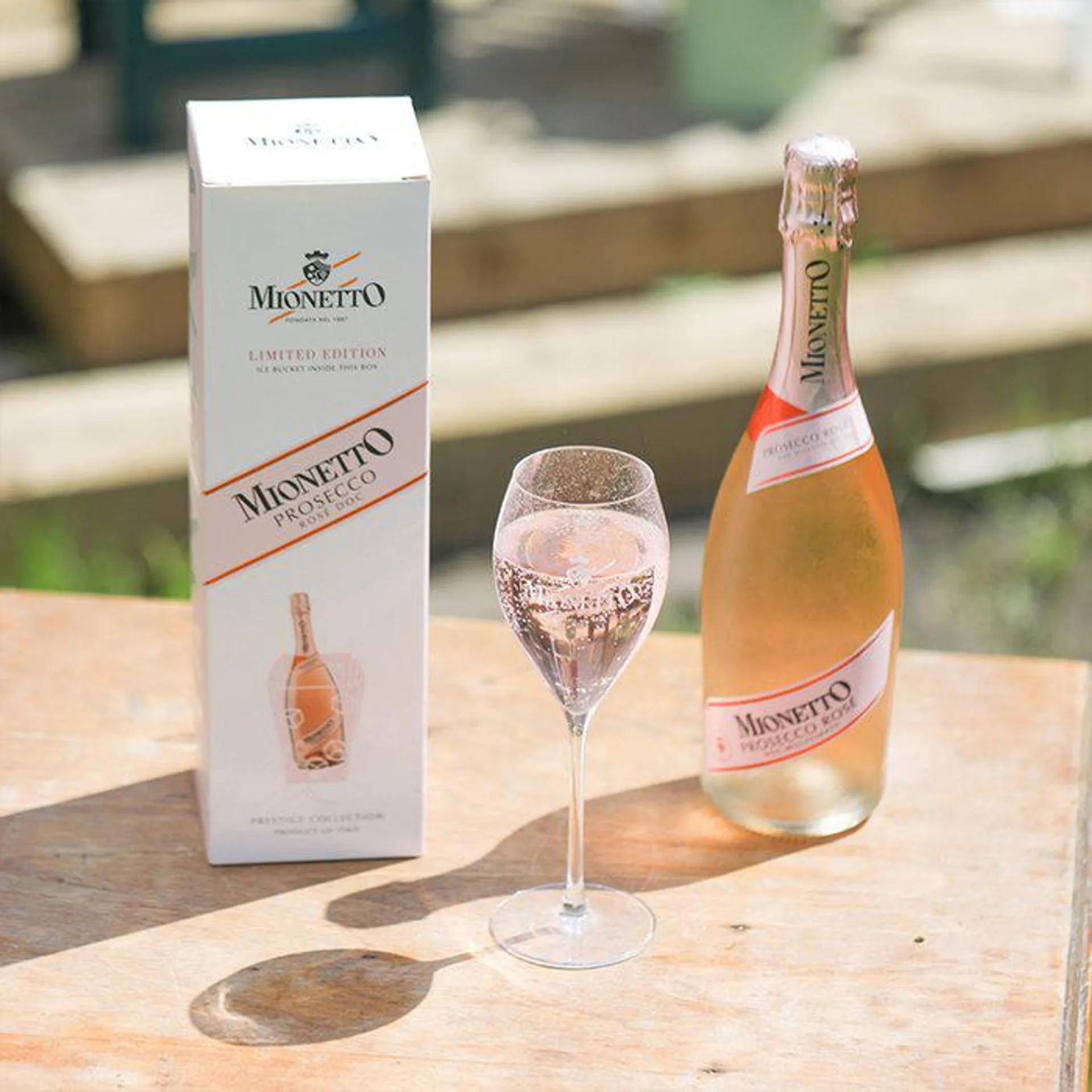 Mionetto Prosecco Rosé 75cl Ice Bucket Gift Set