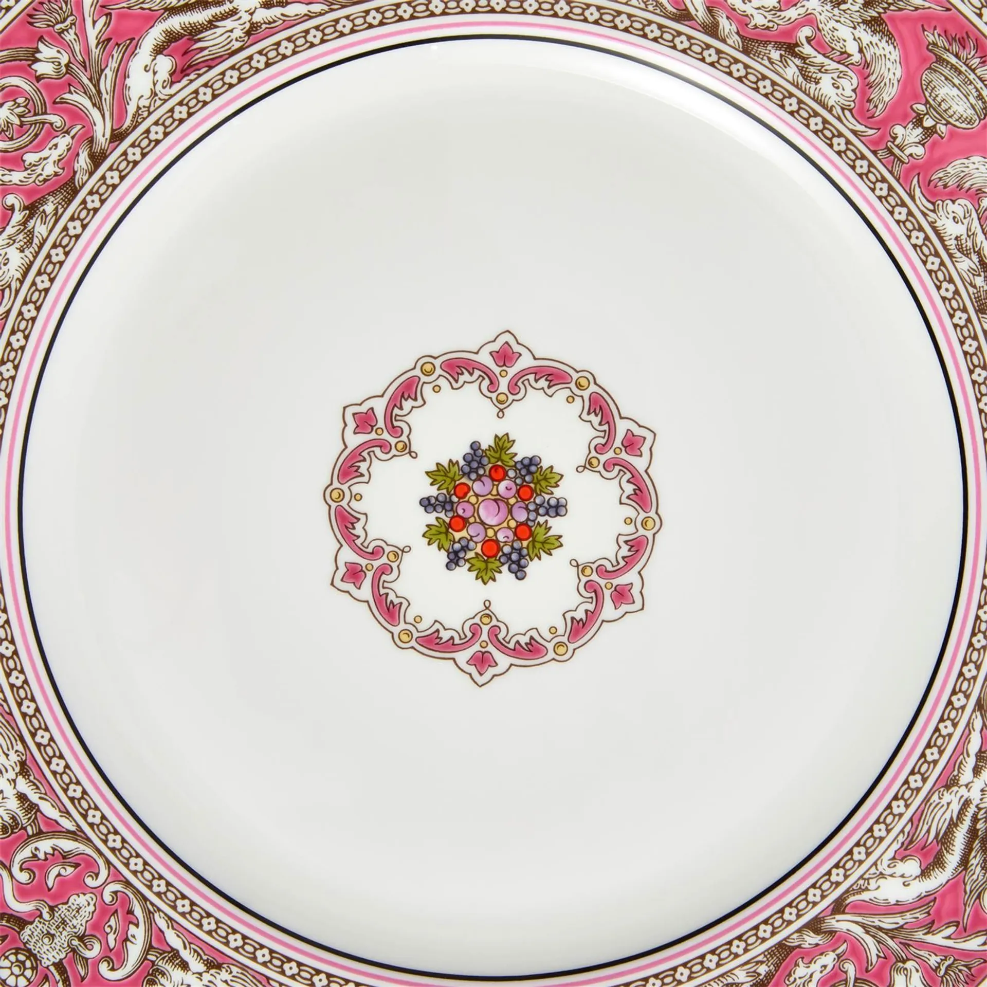 Florentine Fuchsia Dinner Plate