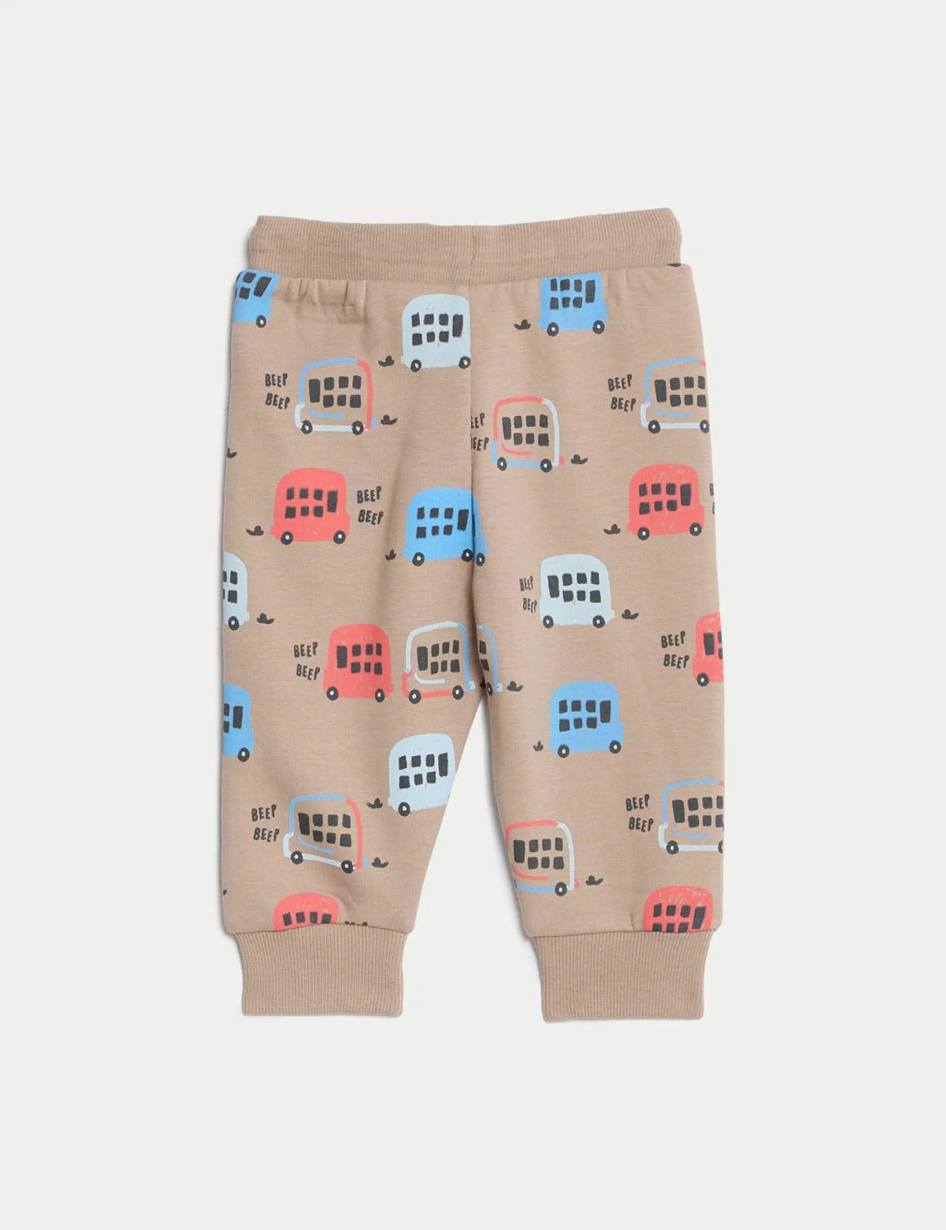 Cotton Rich Bus Joggers (0-3 Yrs)