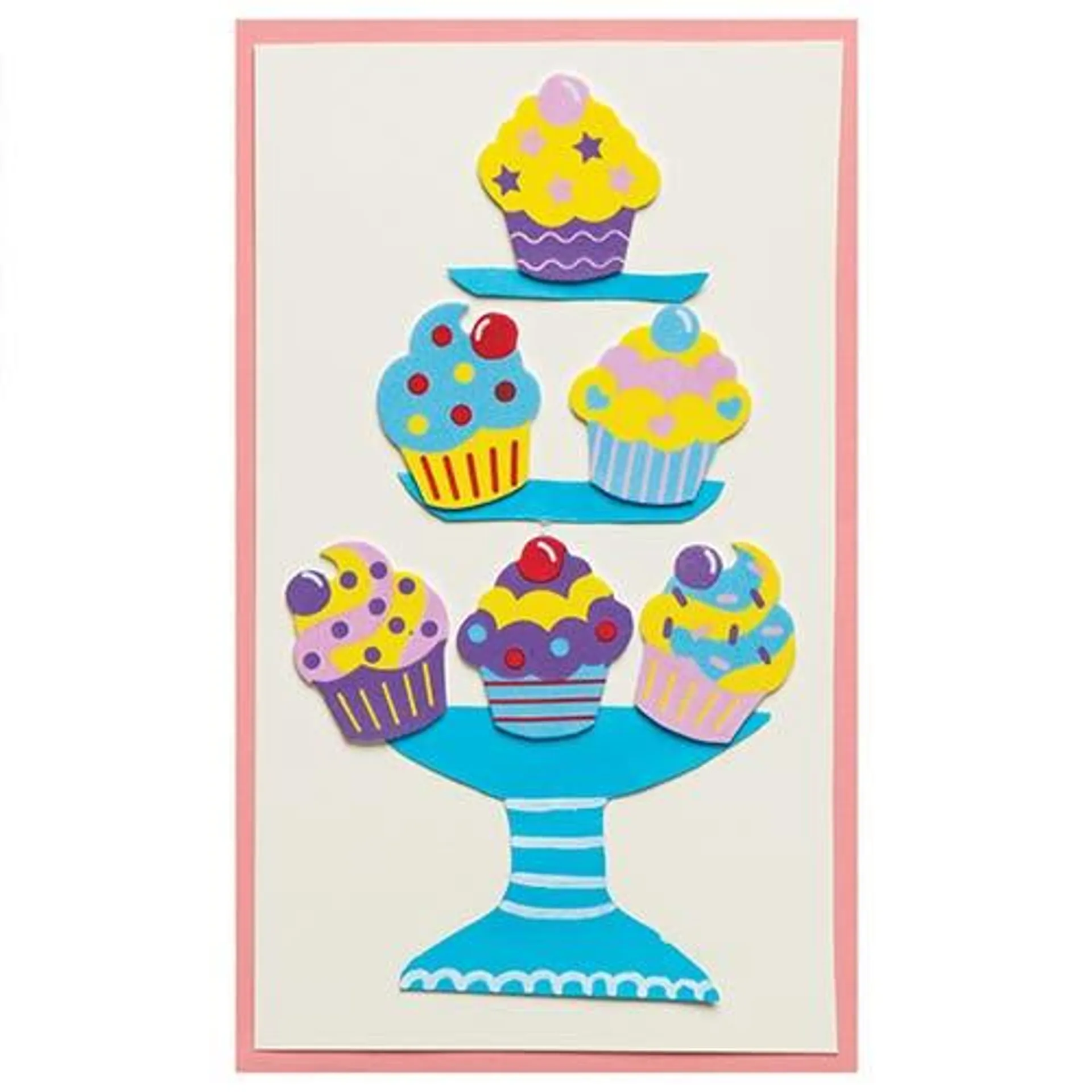 Cupcake Foam Stickers