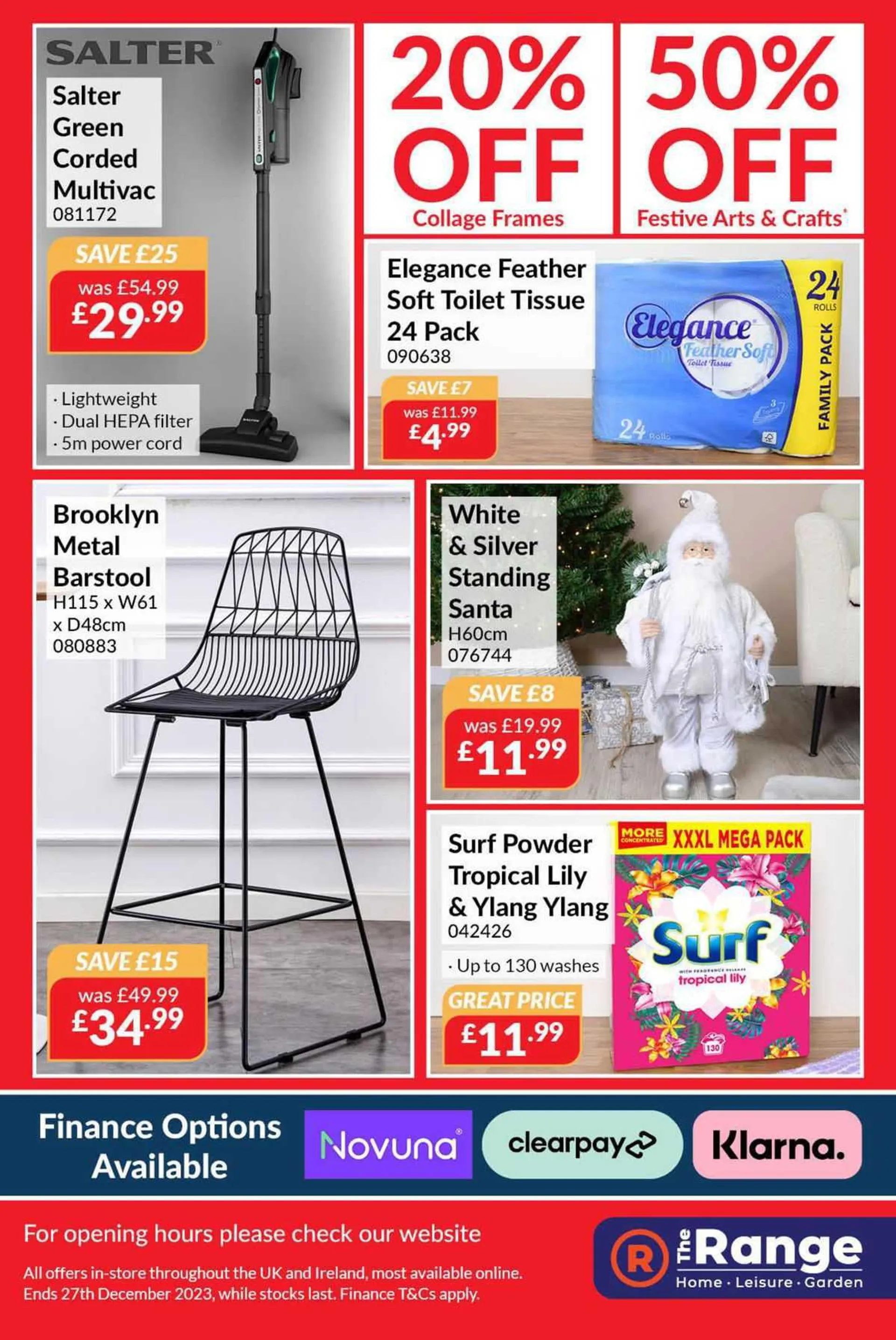 The Range Weekly Offers from 15 December to 27 December 2023 - Catalogue Page 