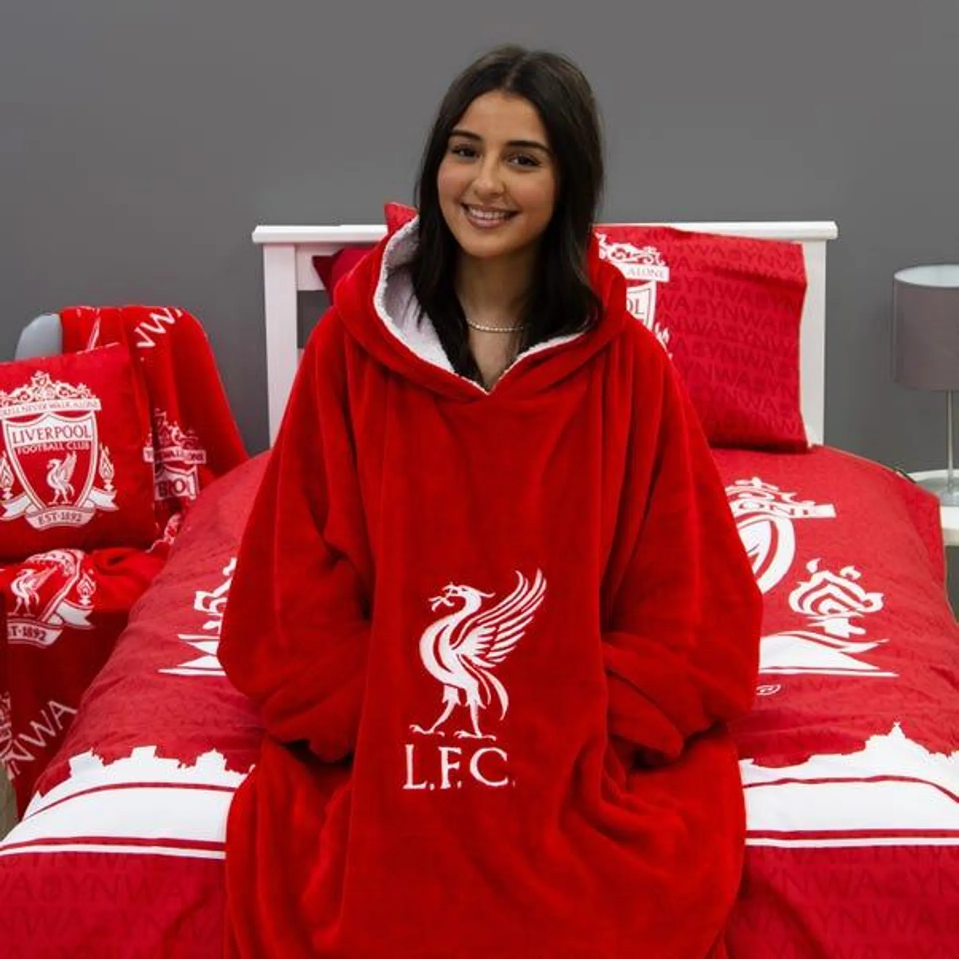 Liverpool Redout Hooded Wearable Fleece