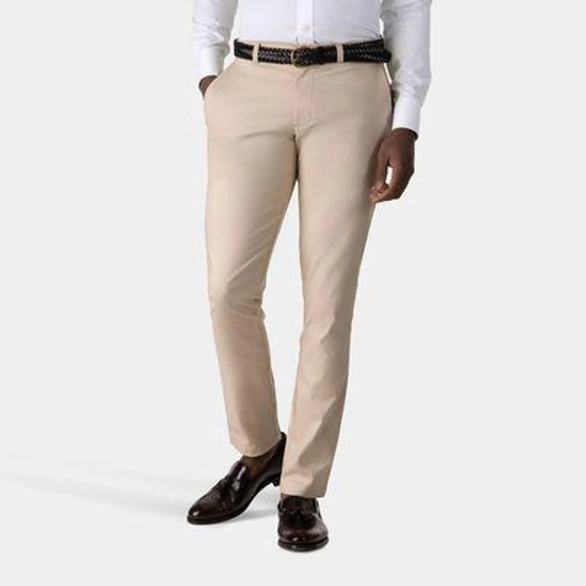 Sand stretch chinos