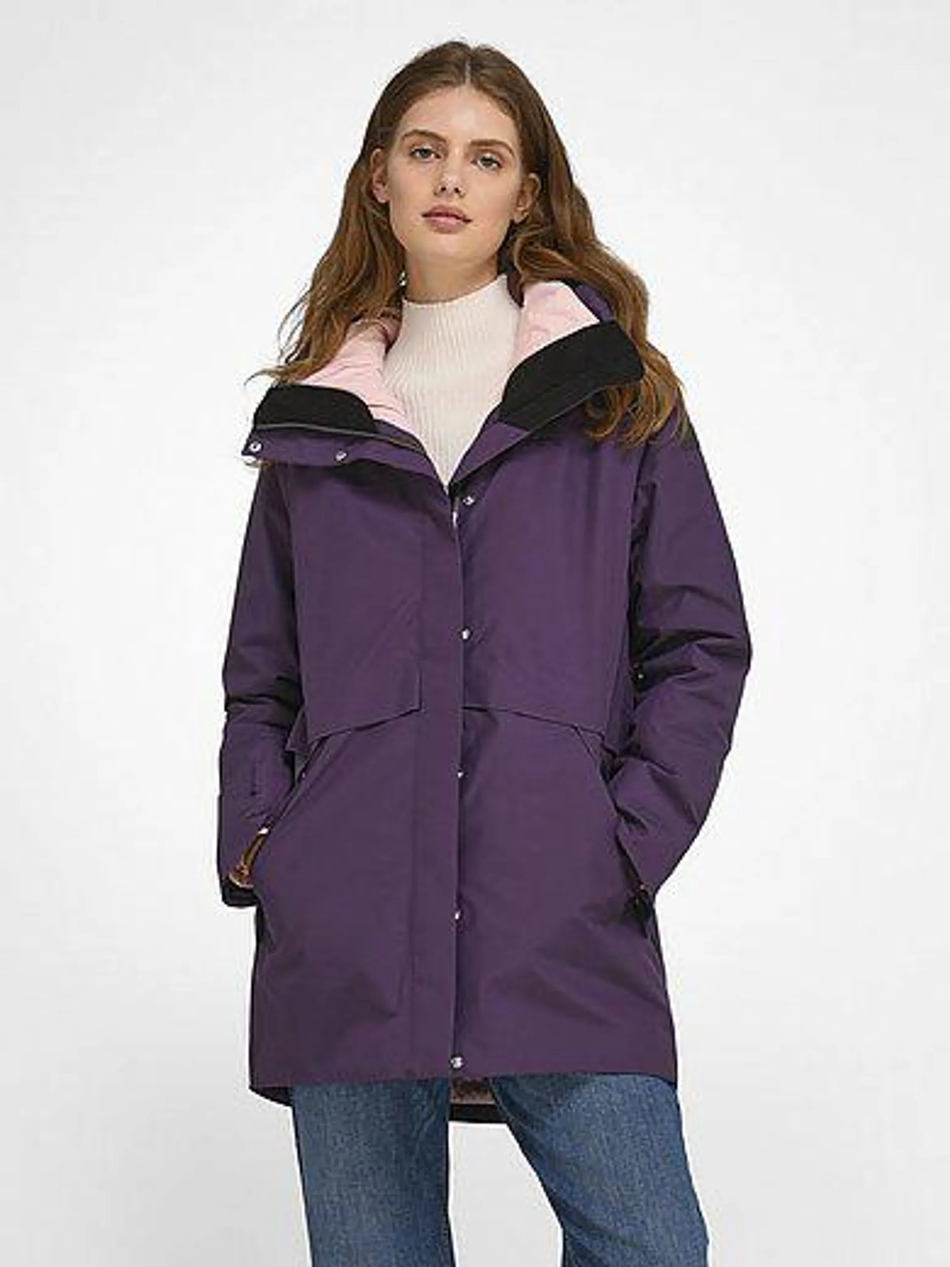 3-in-1 jacket with a detachable hood