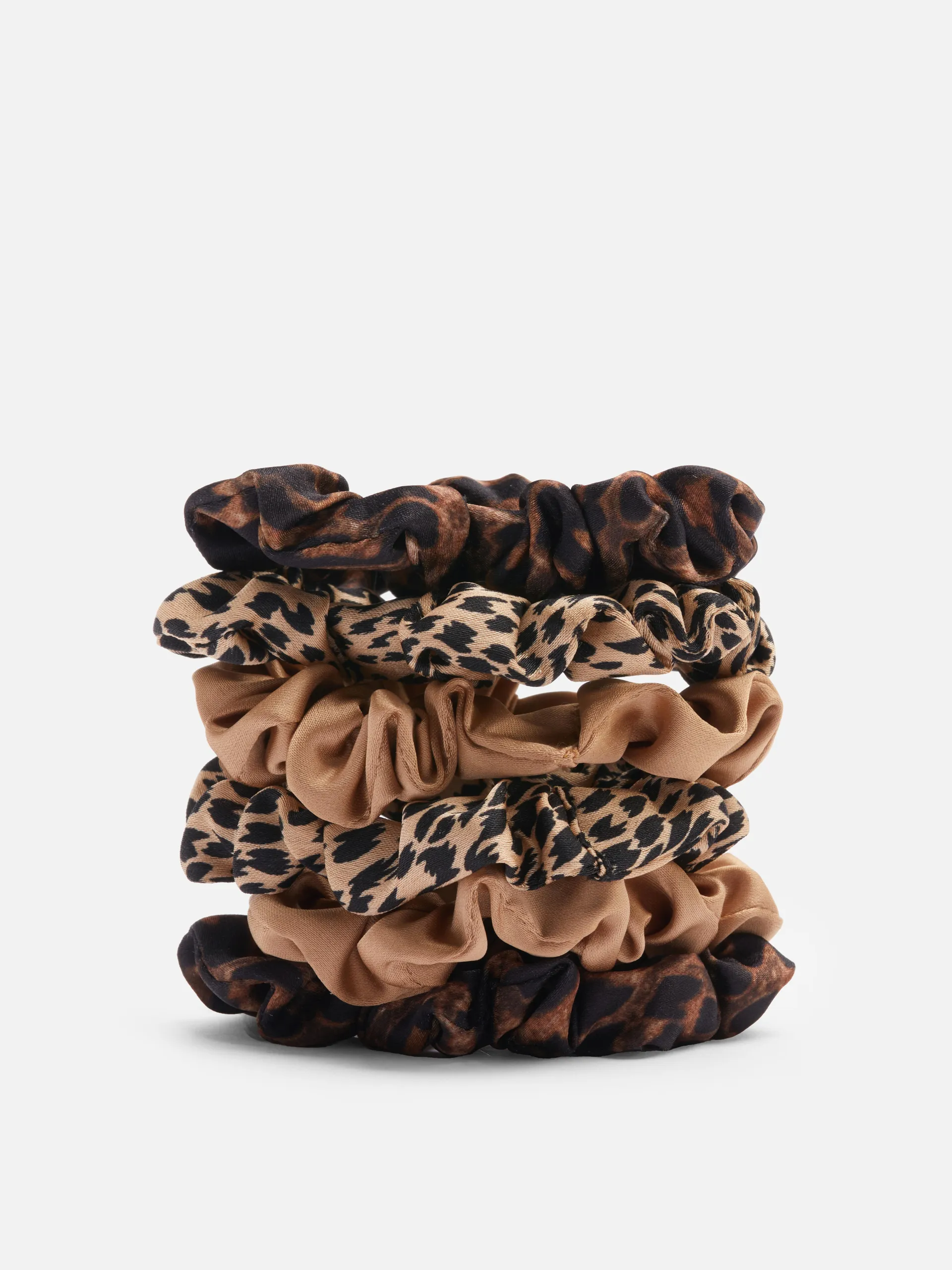 6pk Animal Print Micro Scrunchies