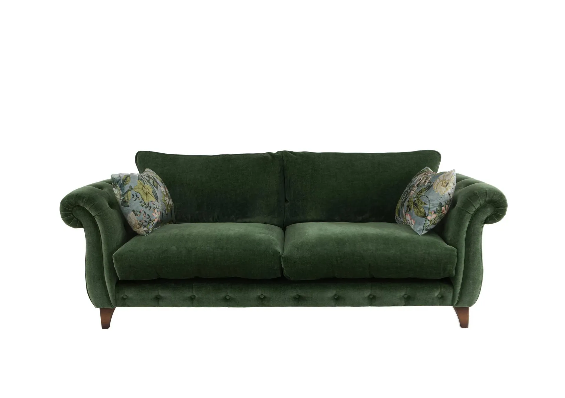 Boutique Palace Fabric 2 Seater Classic Back Sofa