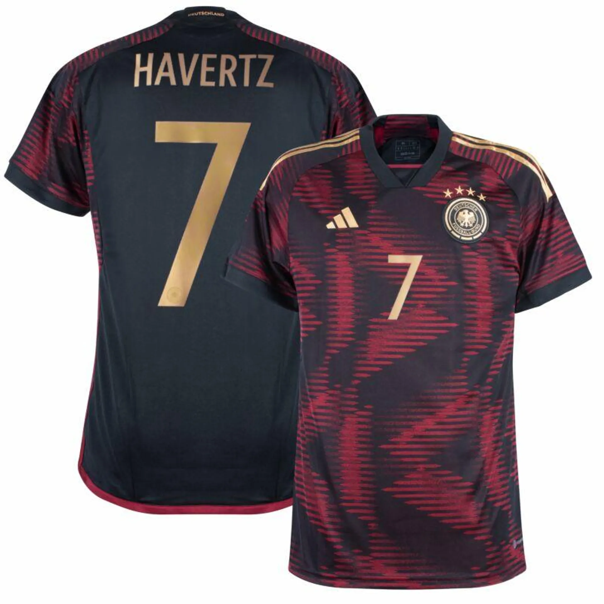 adidas Germany Away Havertz 7 Shirt 2022-2023 (Official Printing)