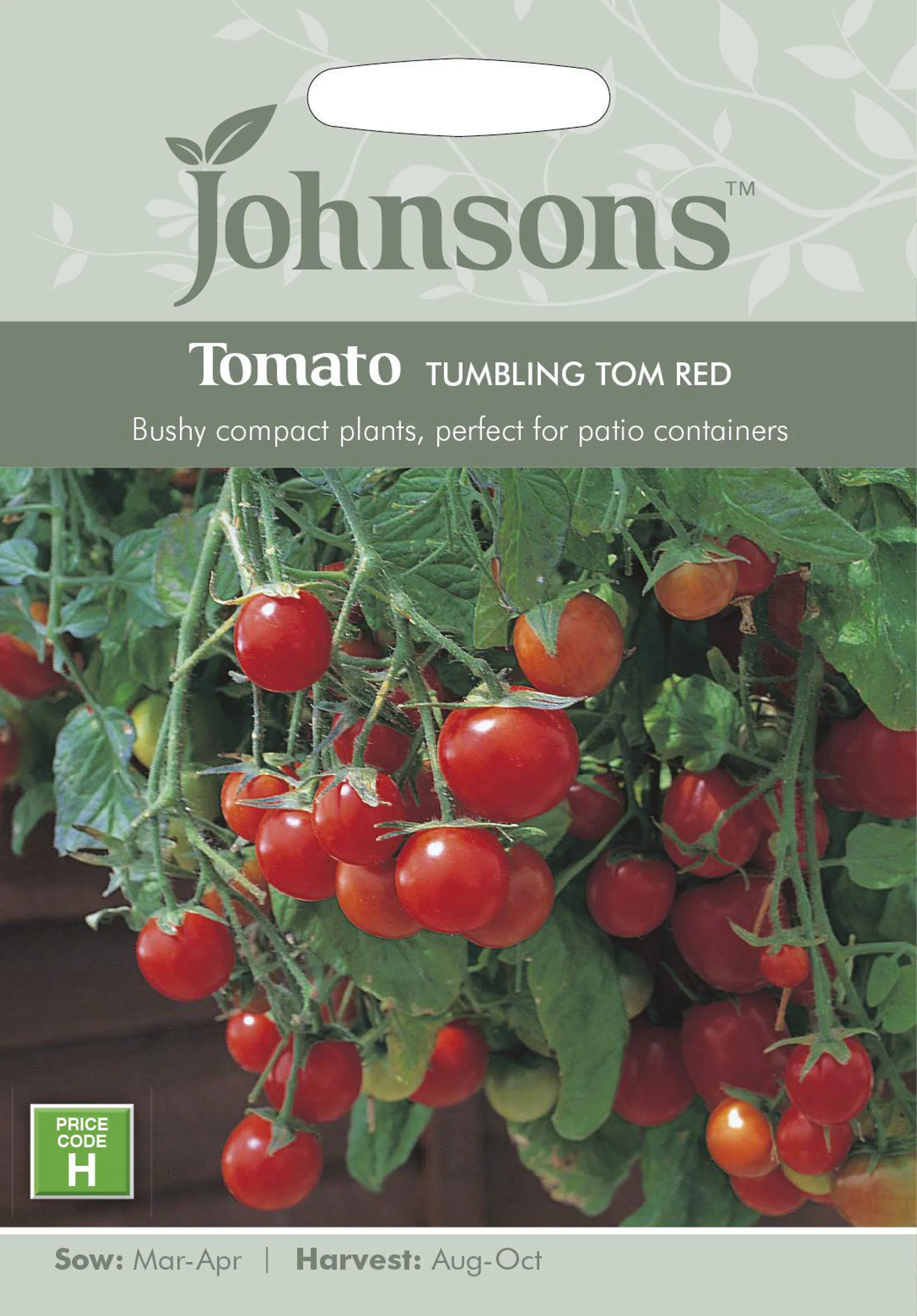 Johnsons Tomato Tumbling Tom Red Seeds