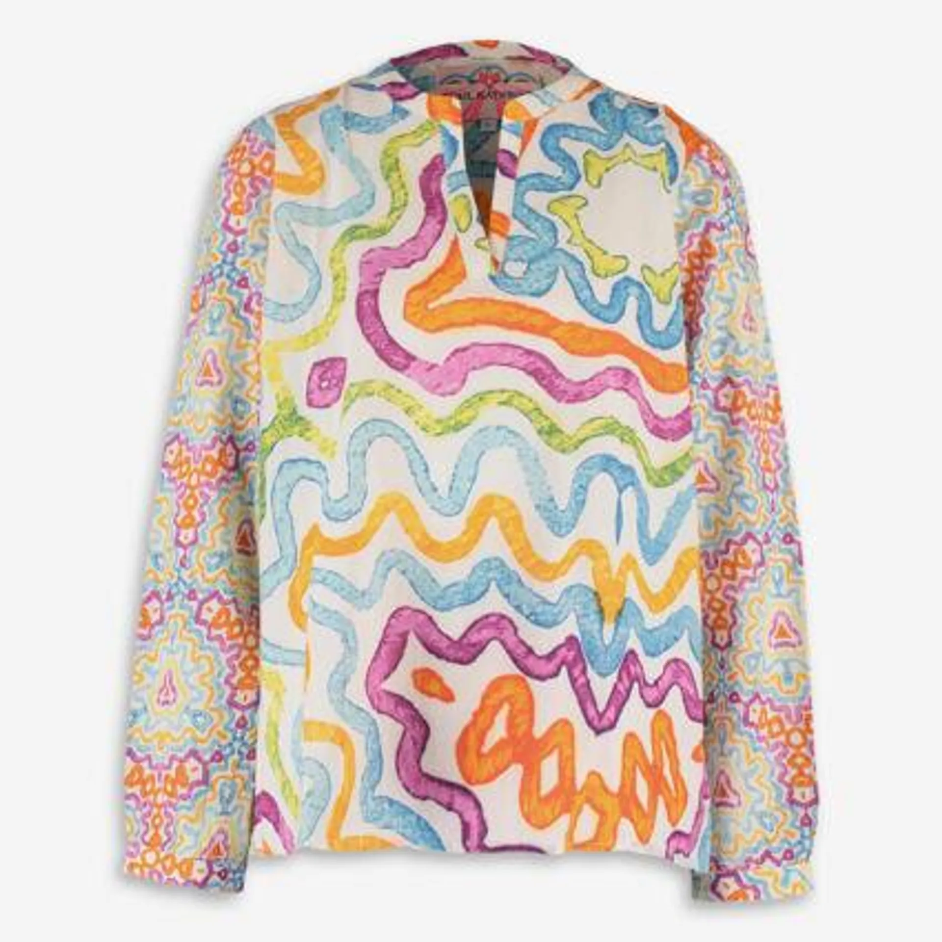 Multicoloured Abstract Blouse