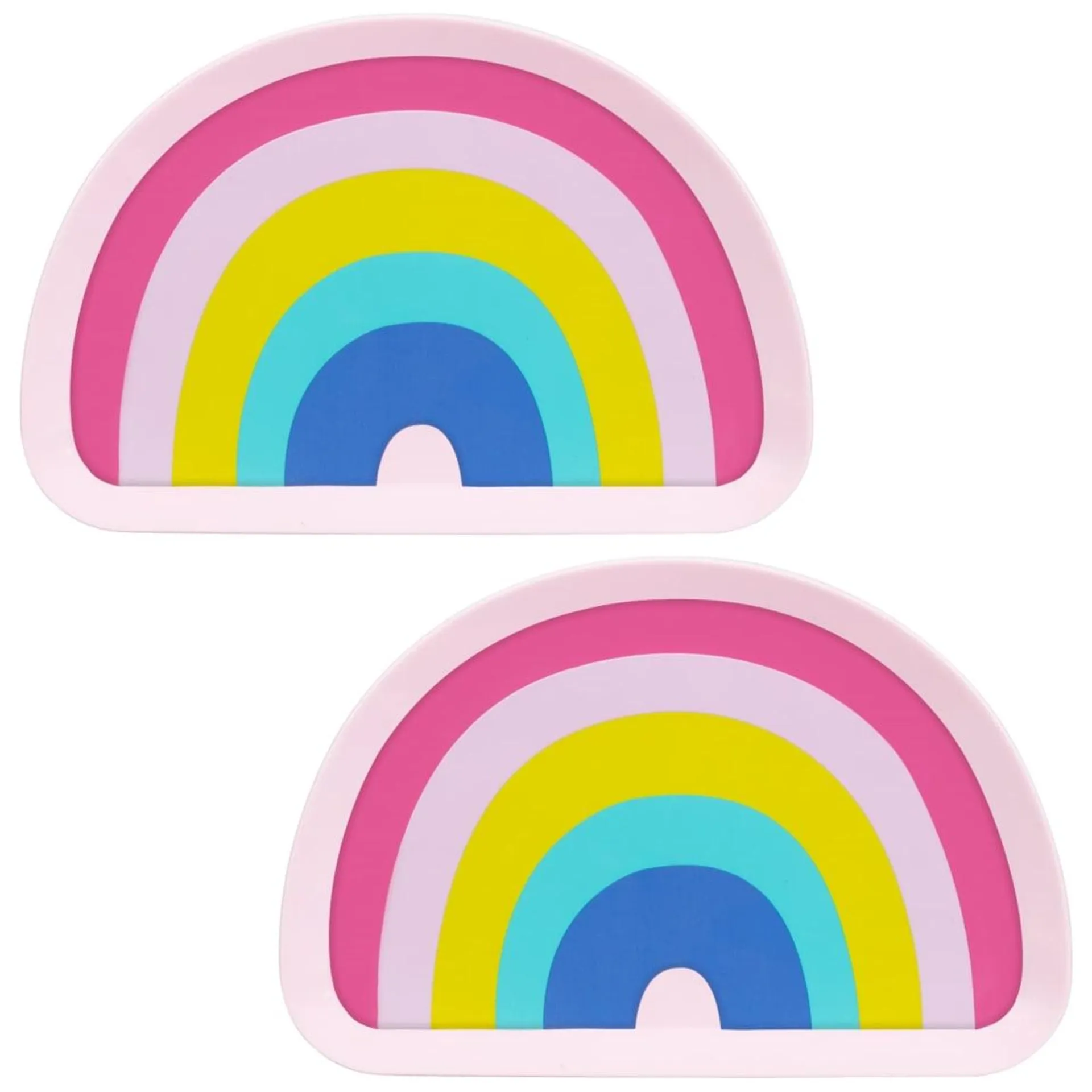 Rainbow Plates 2pk