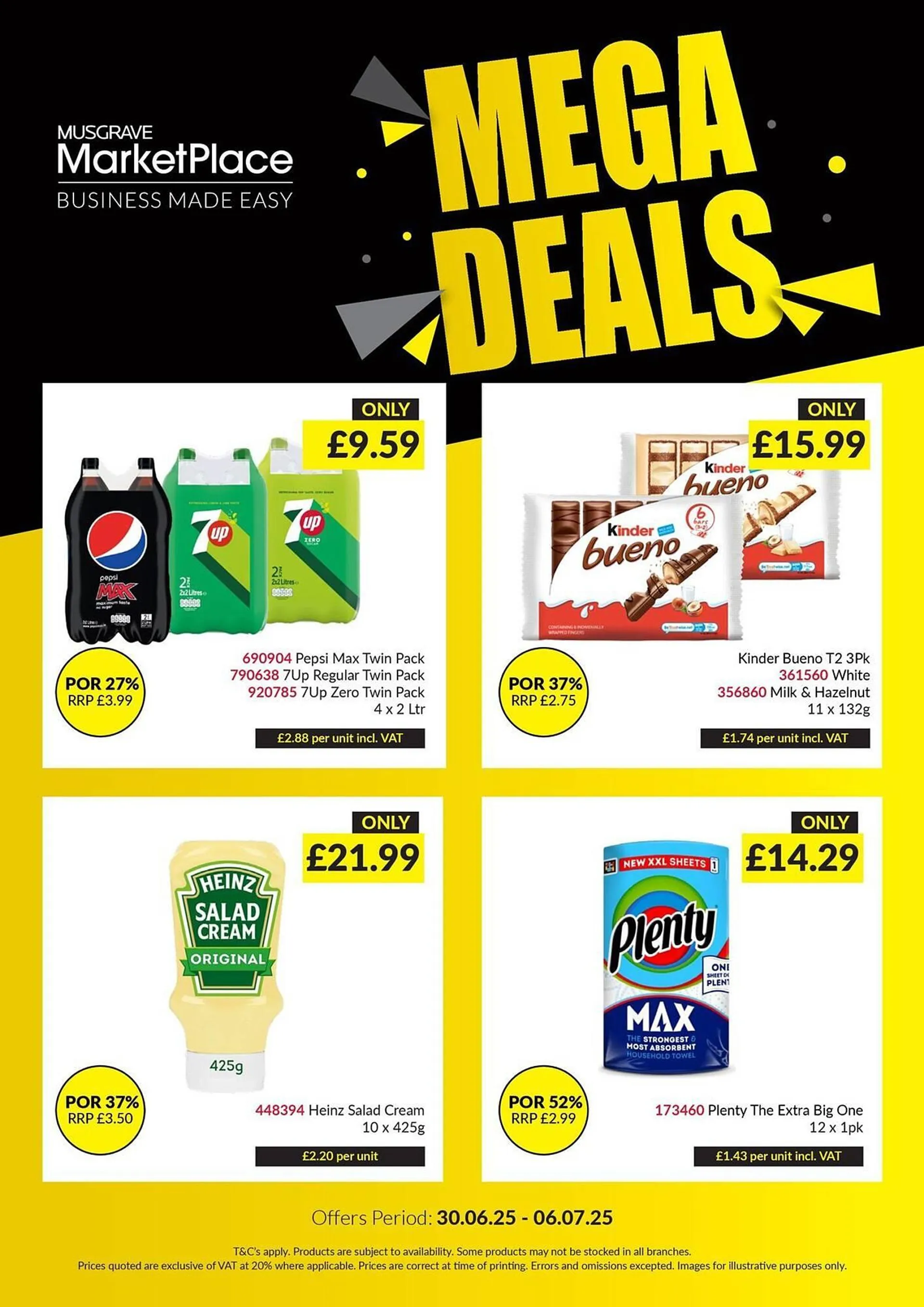 Musgrave MarketPlace leaflet from 30 June to 6 July 2025 - Catalogue Page 1
