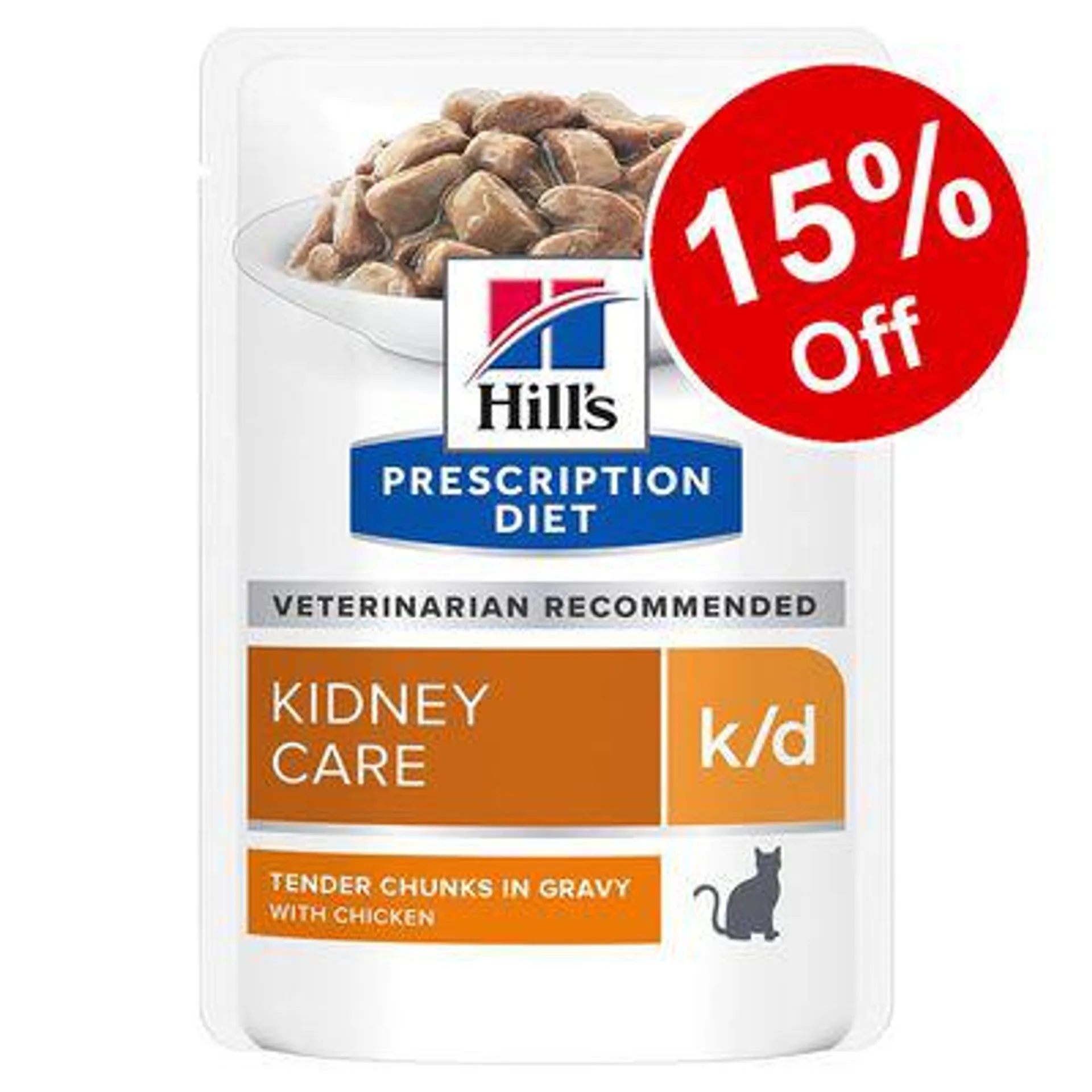 2 x 12 Hill's Prescription Diet Feline Wet Cat Food - 15% Off!*