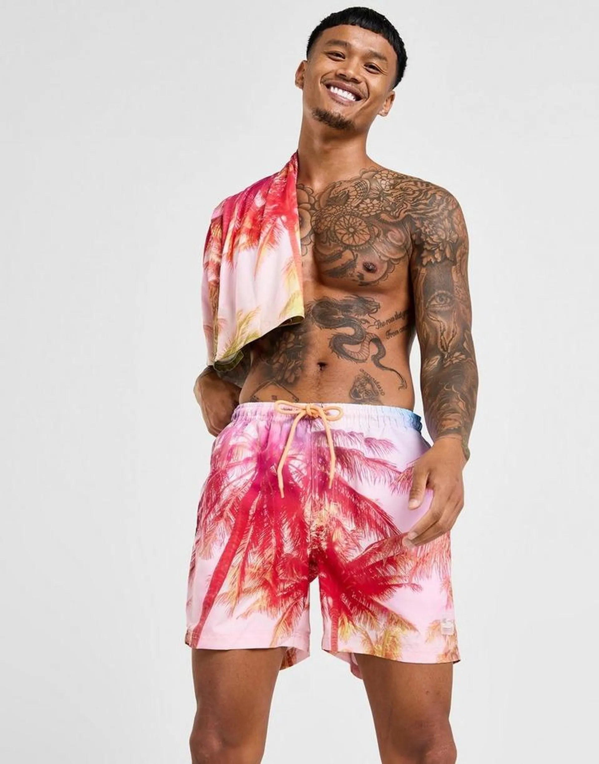 McKenzie Sunrise T-Shirt/Swim Shorts Set