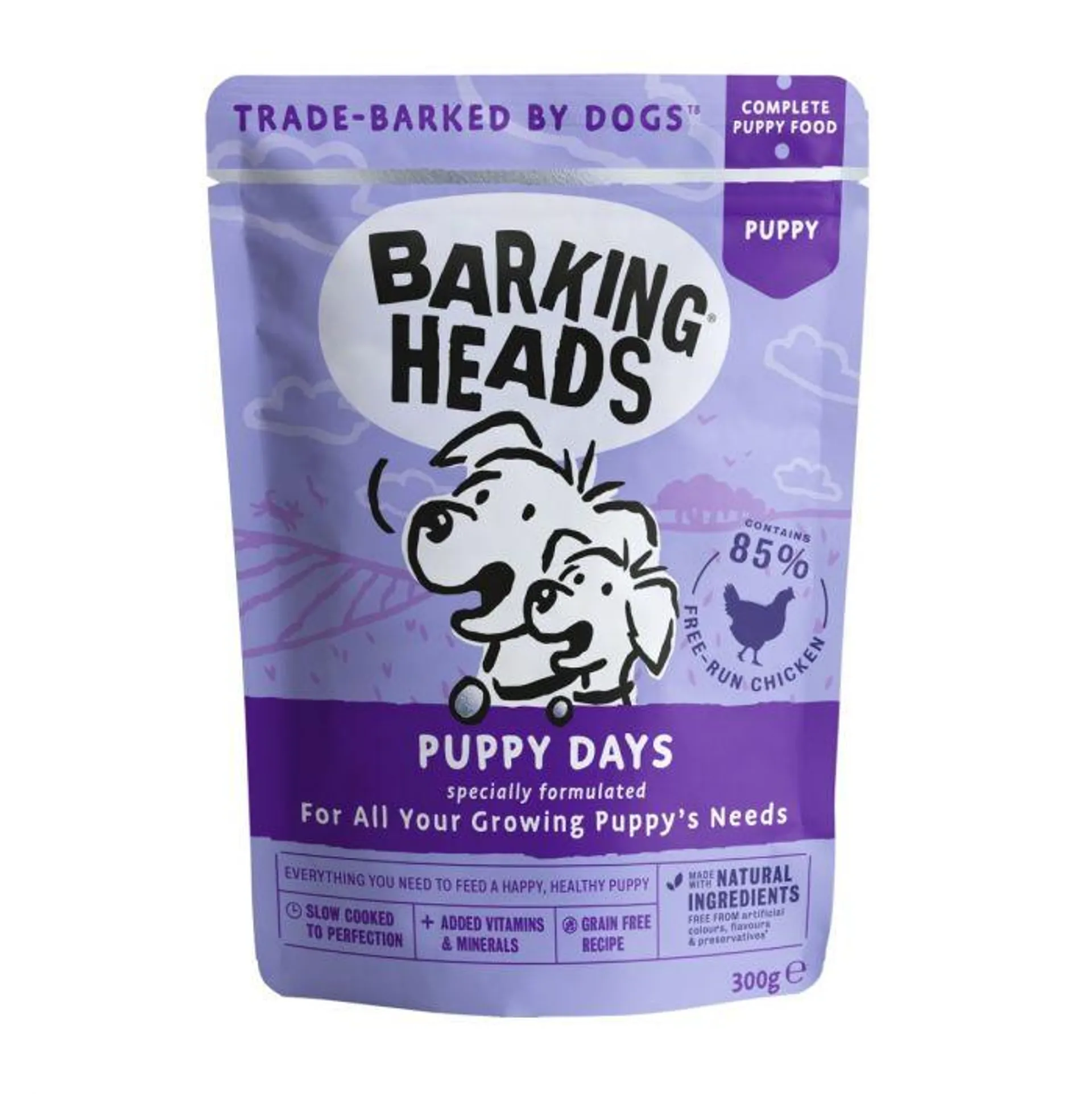 Barking Heads - Puppy Days Wet 300G