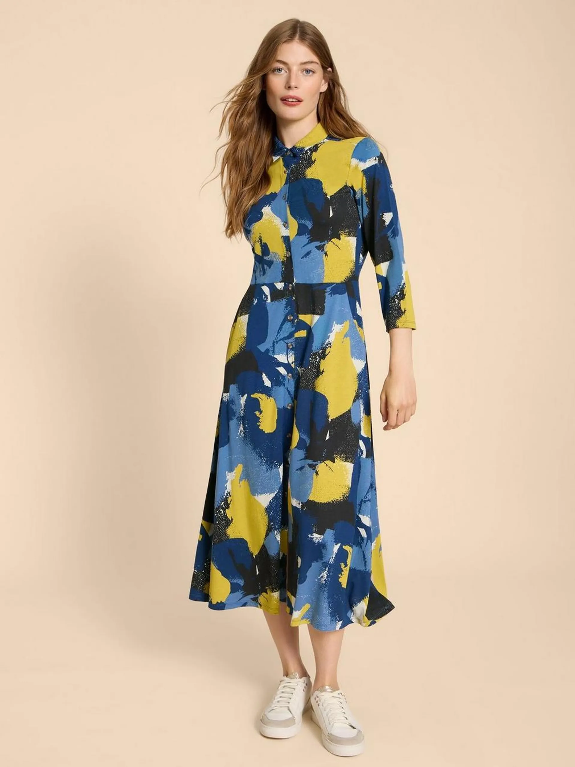 Rua Print Shirt Dress