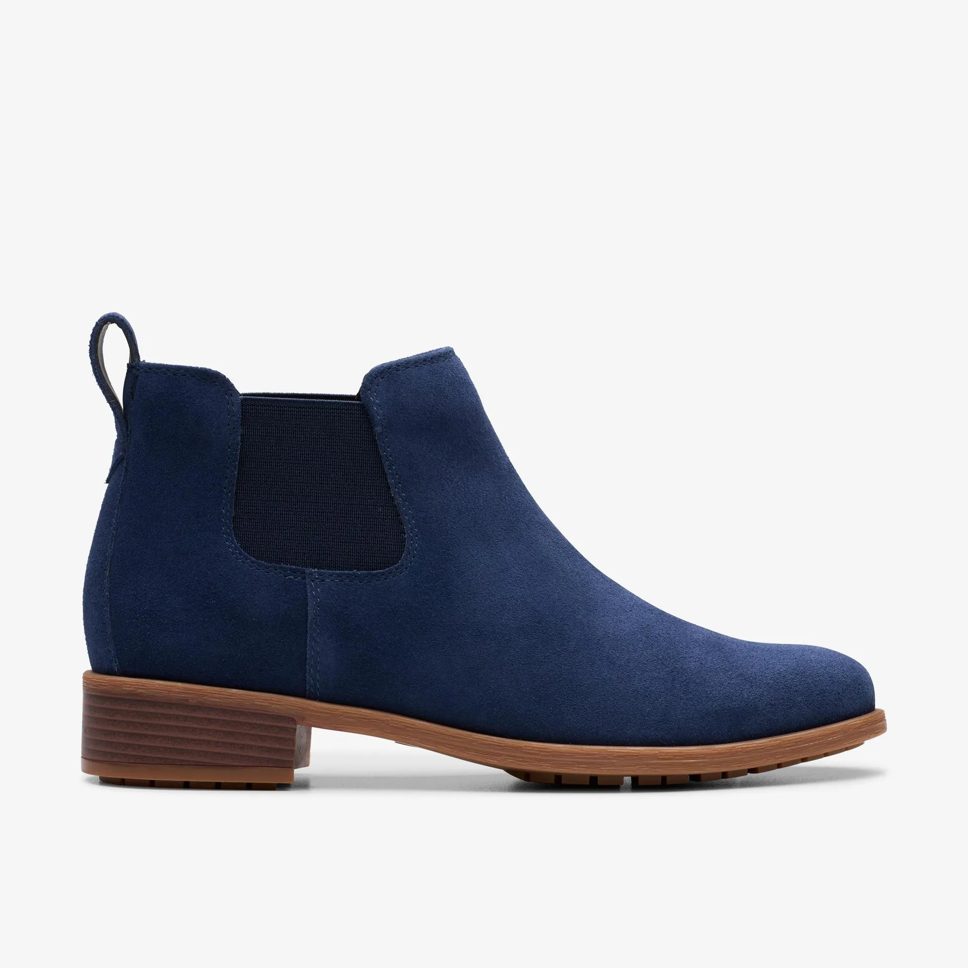 Havisham Top Ankle Boot Navy Suede