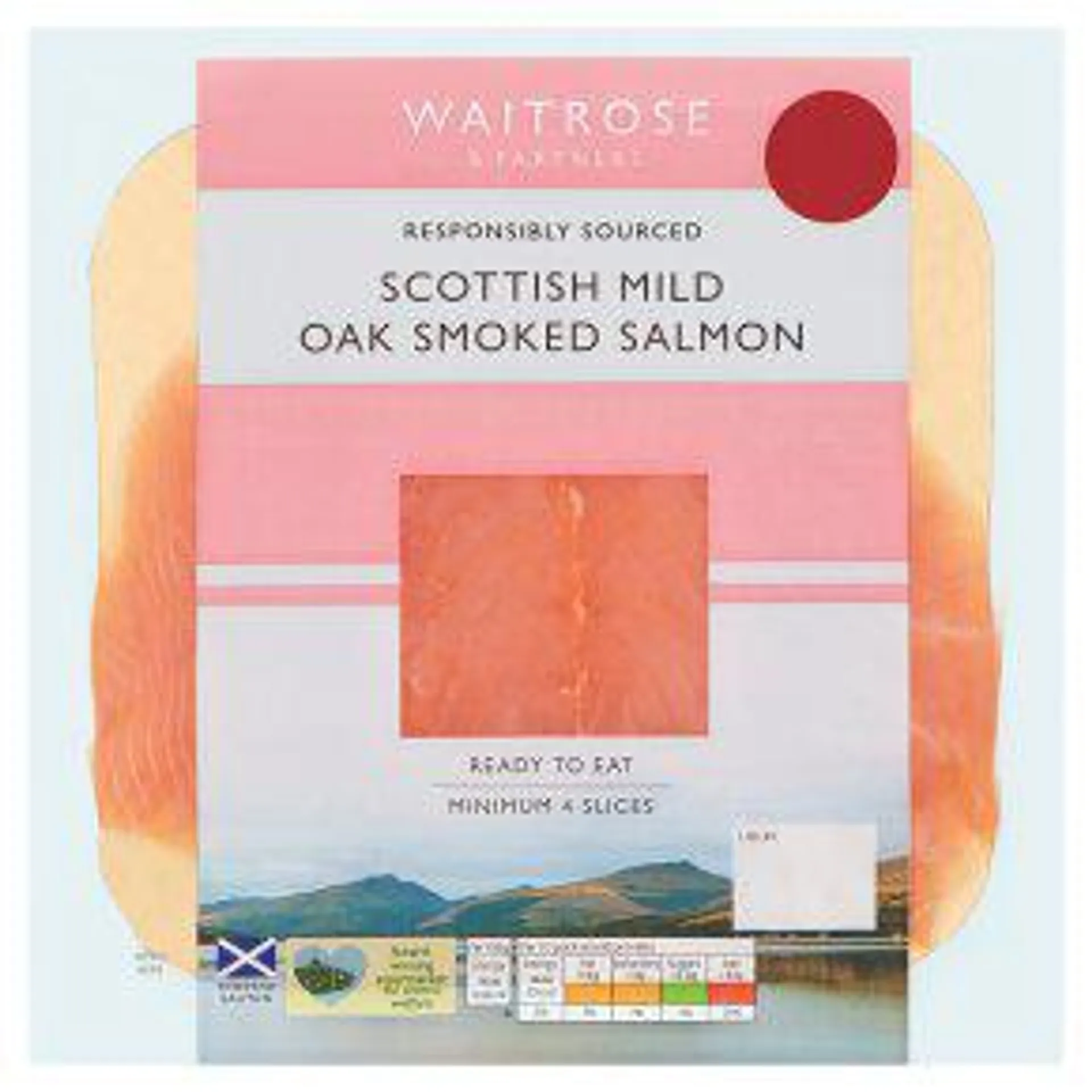 Waitrose Mild Scottish Smoked Salmon