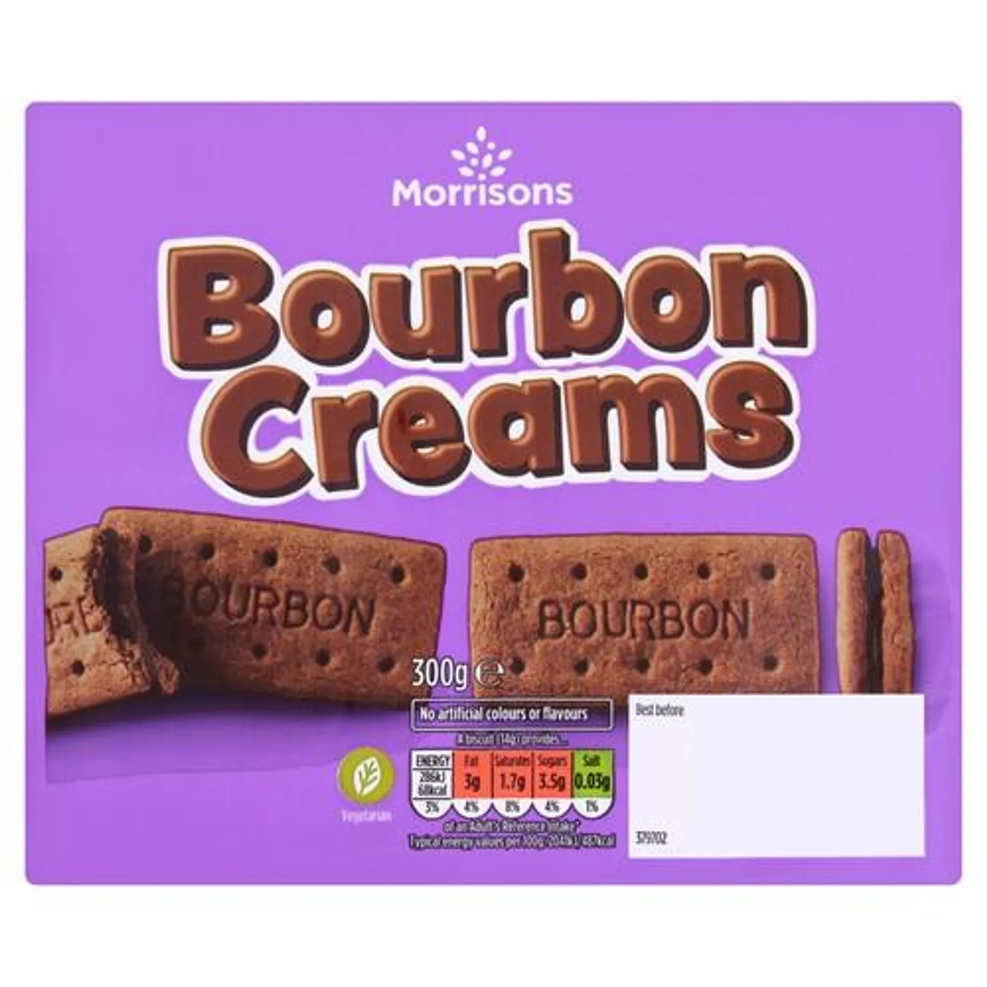 Morrisons Bourbon Creams