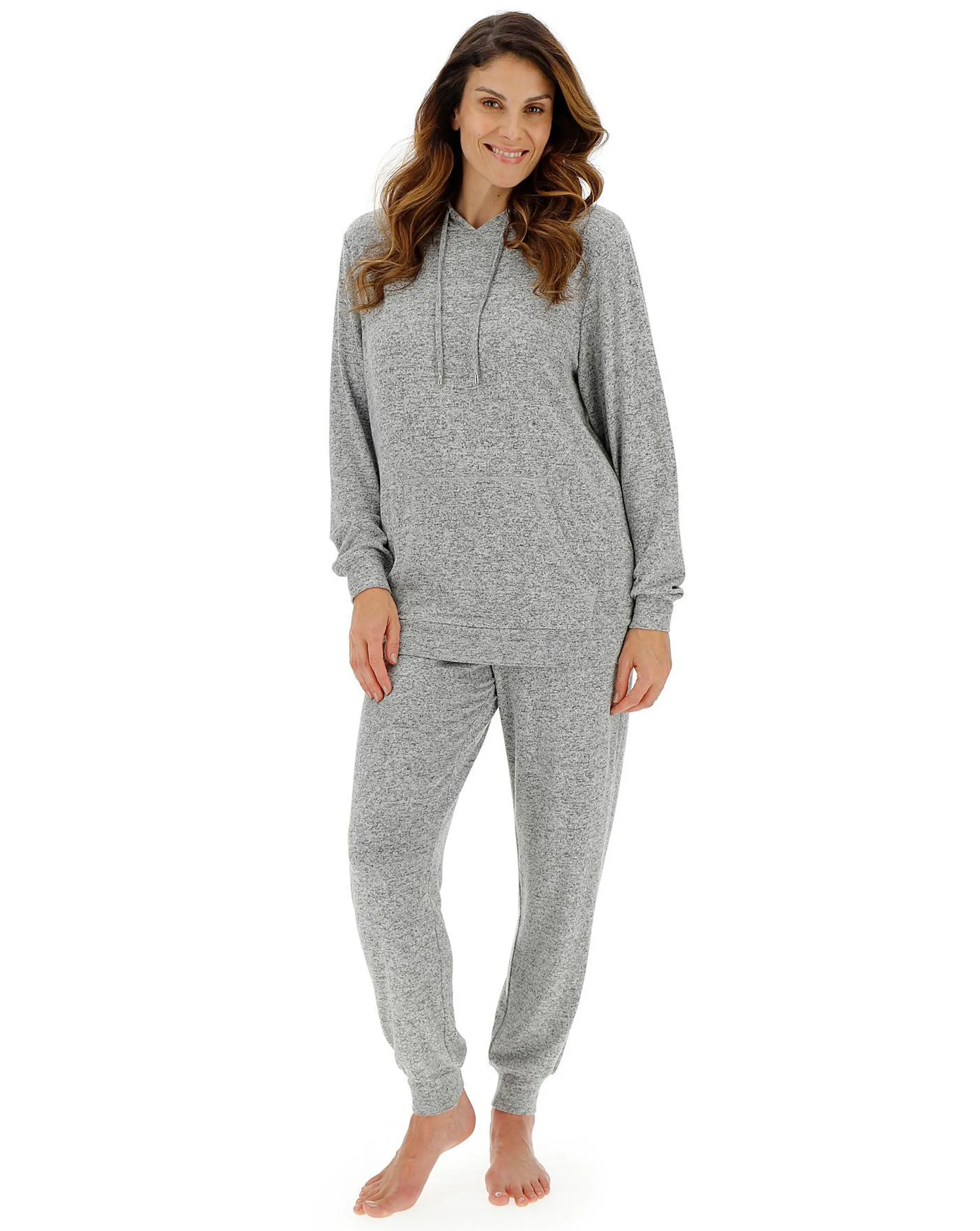 Pretty Lounge Knitted Hooded Set