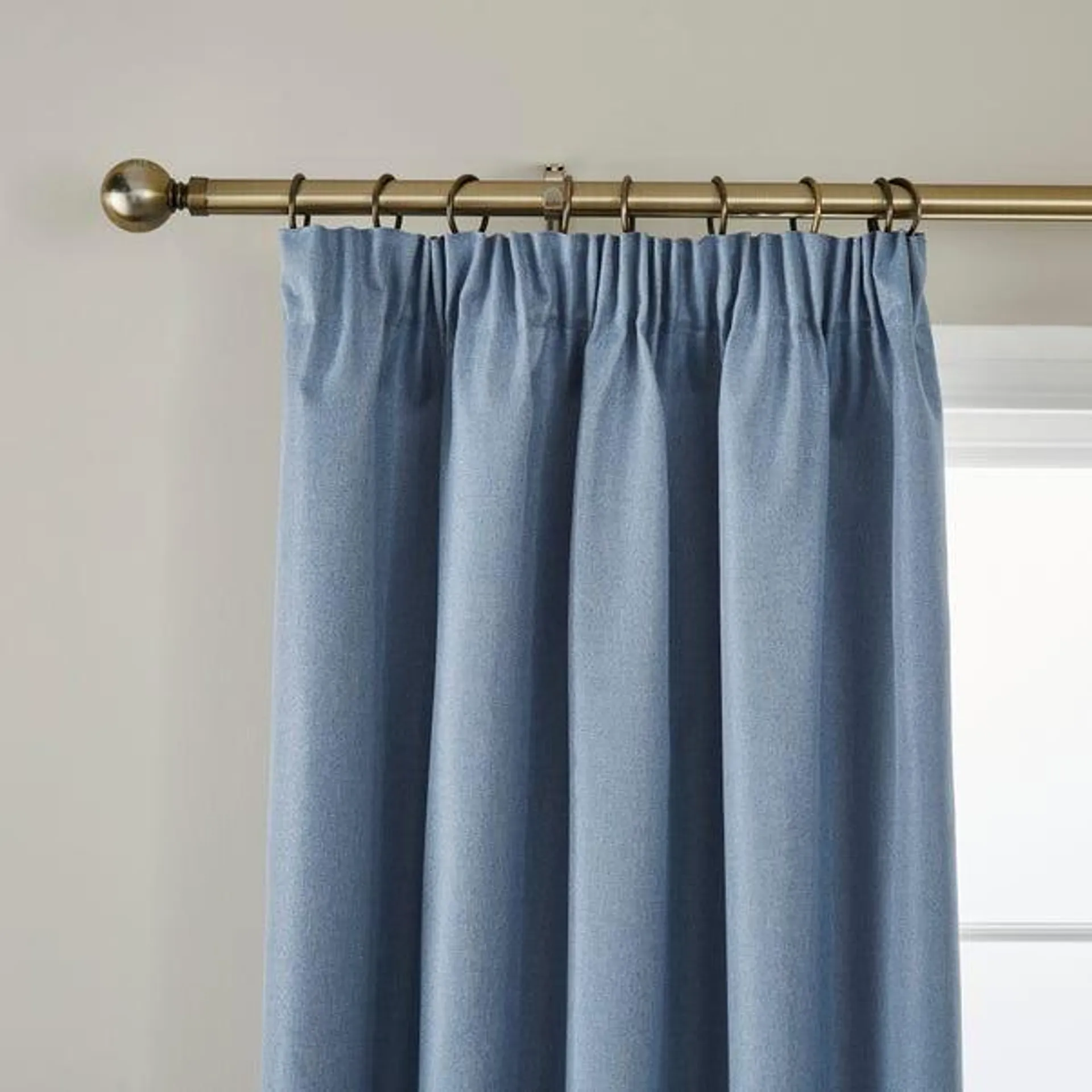 Rotterdam Herringbone Blackout Pencil Pleat Curtains