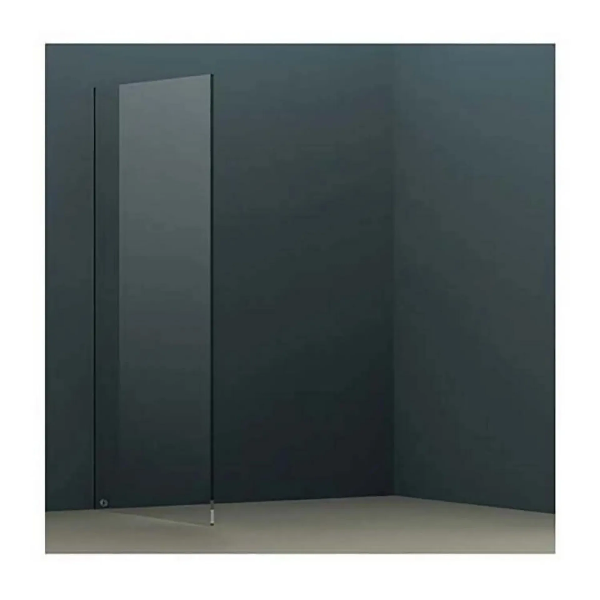 Wet Room Screen with Ceiling Bar 2000 x 900mm - Chrome