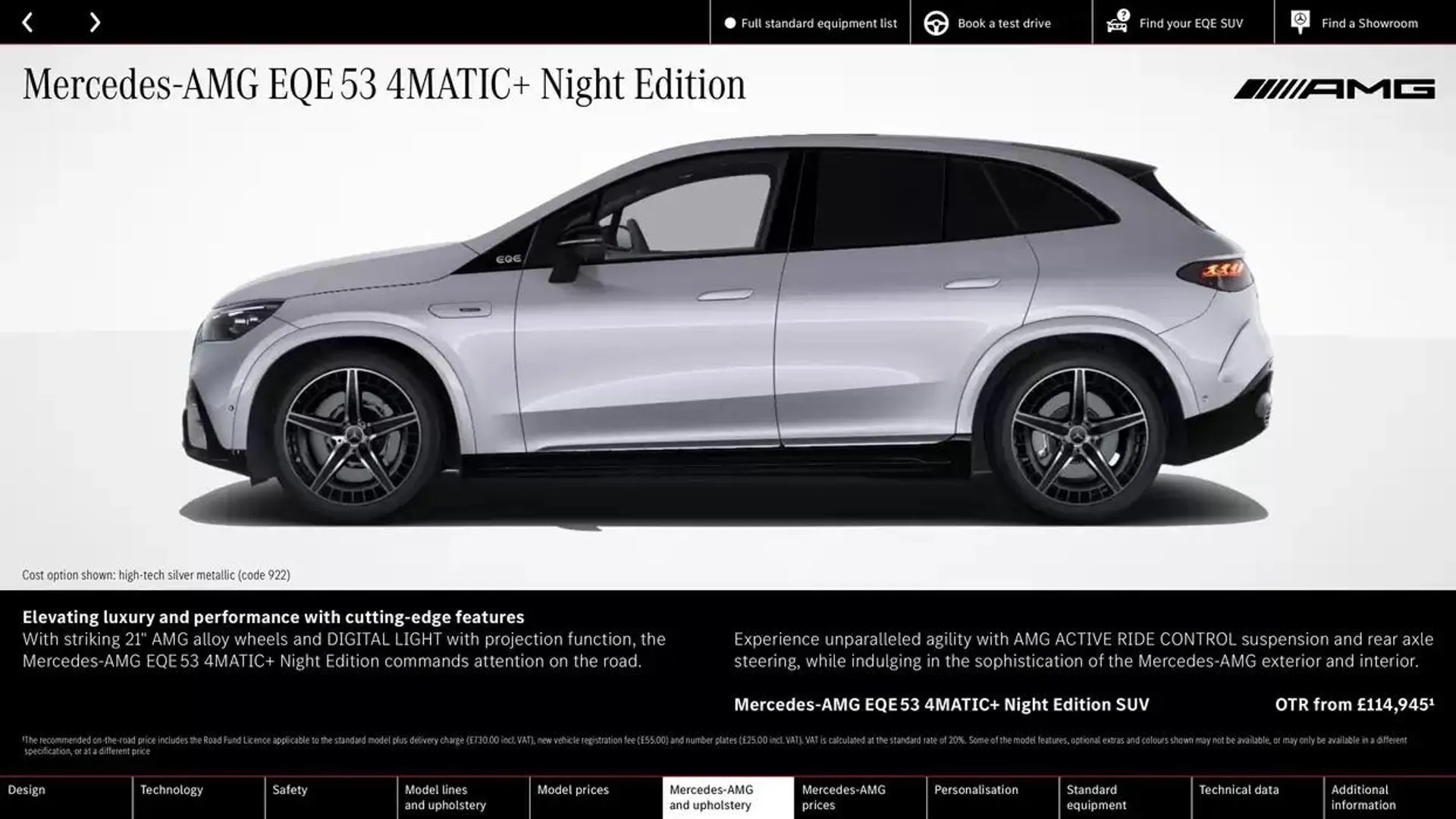 Mercedes Benz New EQE SUV from 23 October to 23 October 2025 - Catalogue Page 35