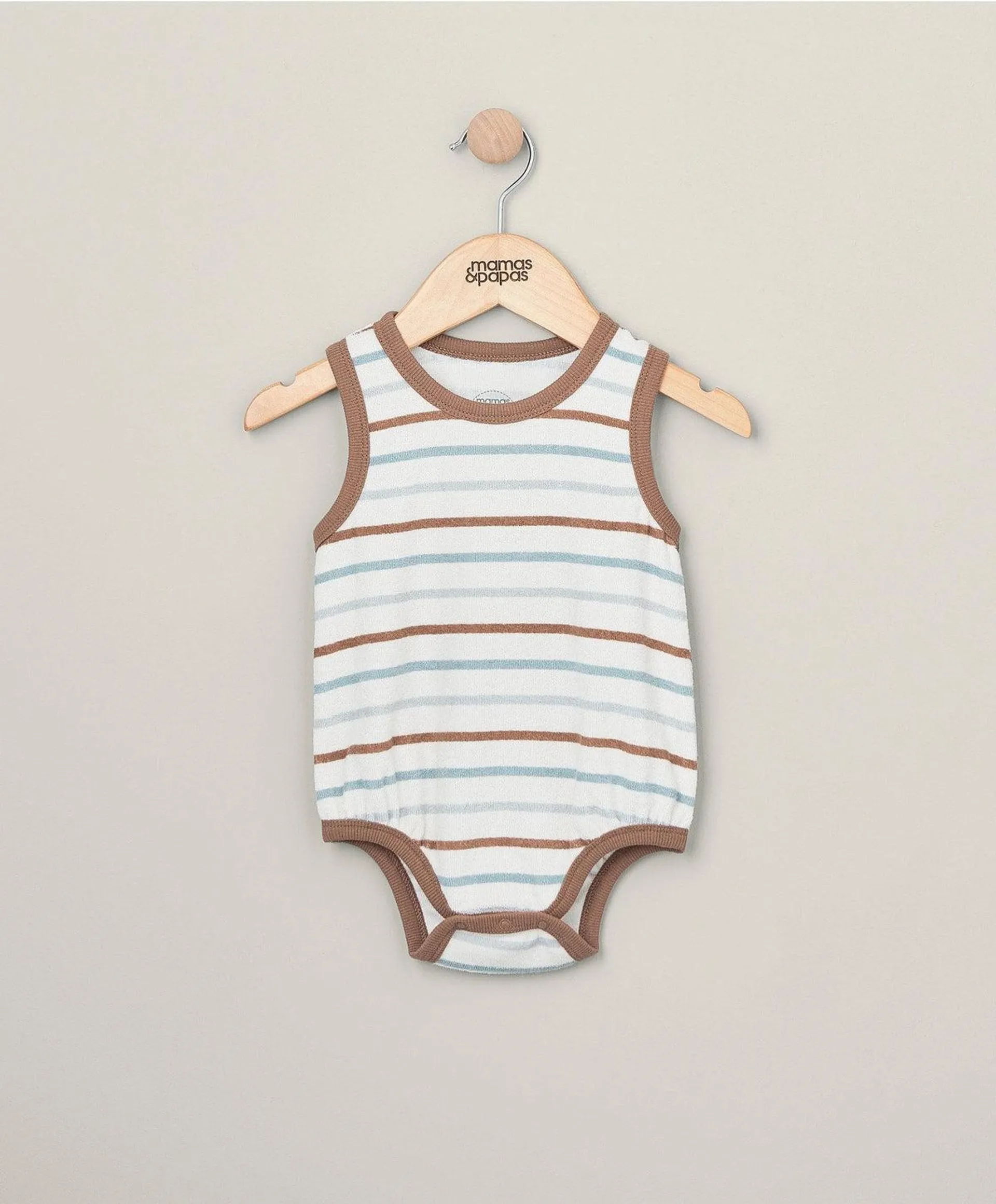 Stripe Towelling Bodysuit