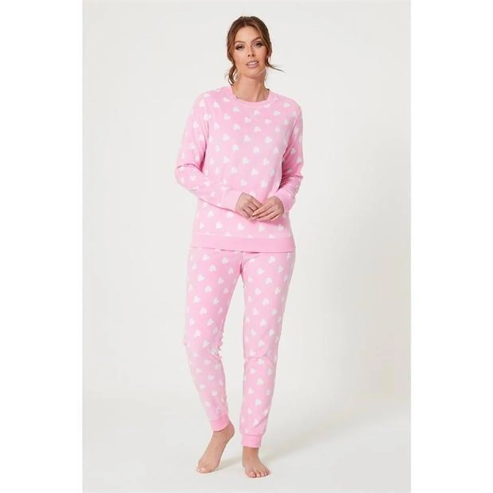 Heart Snuggle Fleece Pyjama set