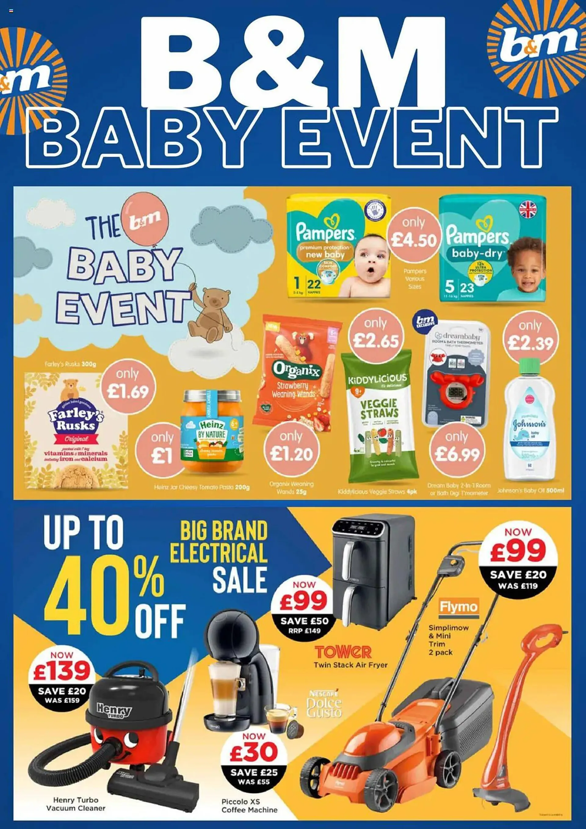 B&M Stores leaflet from 25 April to 24 May 2025 - Catalogue Page 1