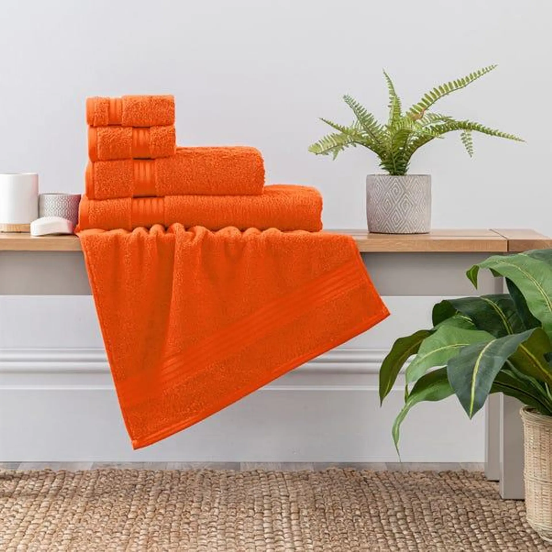 Burnt Orange Egyptian Cotton Towel