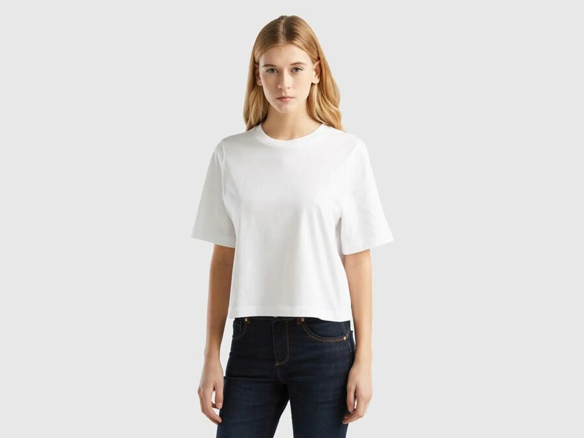 100% cotton boxy fit t-shirt