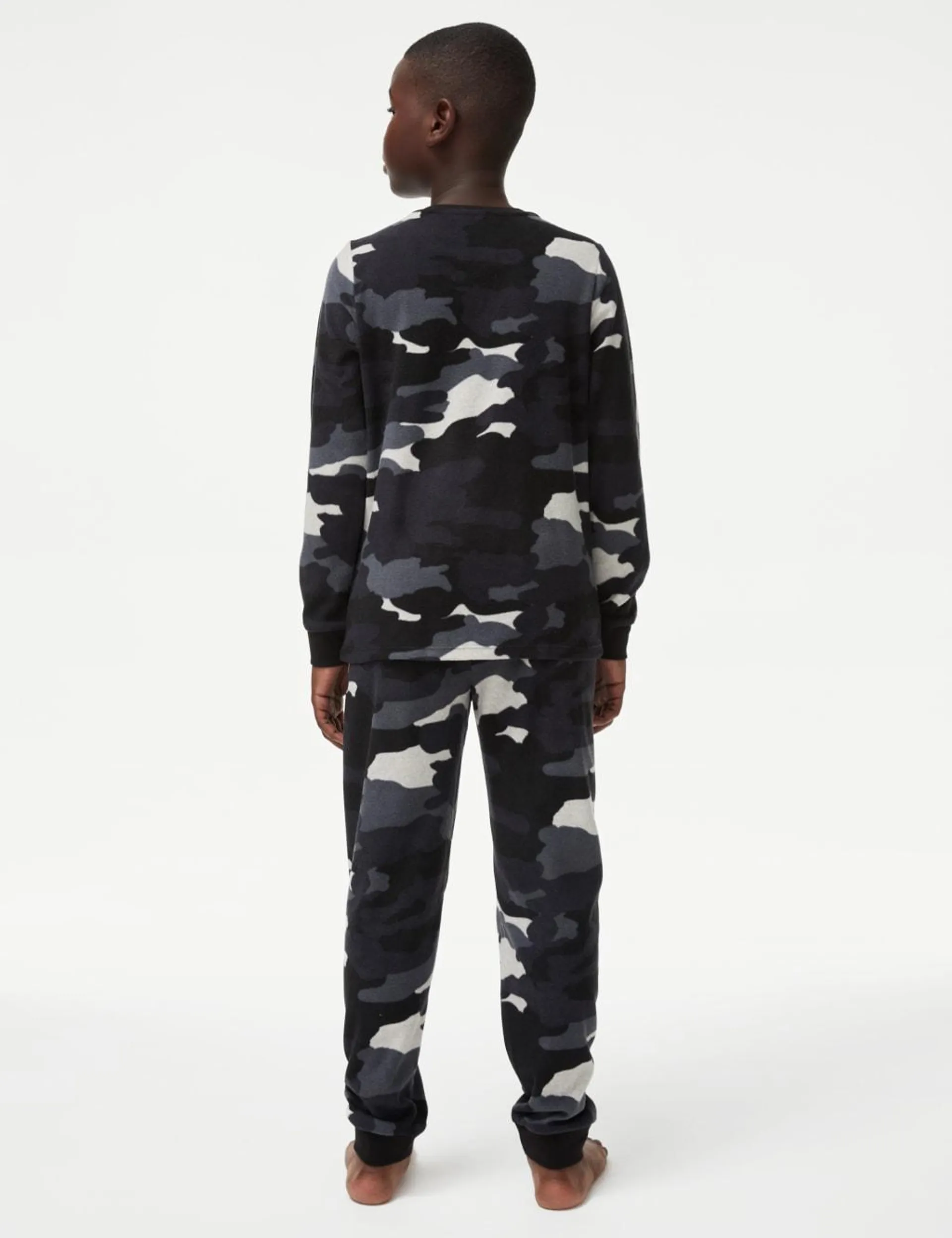 Fleece Camouflage Pyjamas (1-16 Yrs)