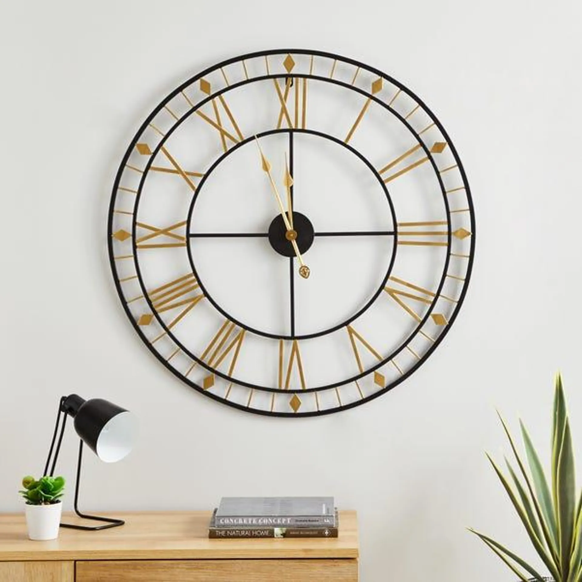 Modern Skeleton Wall Clock