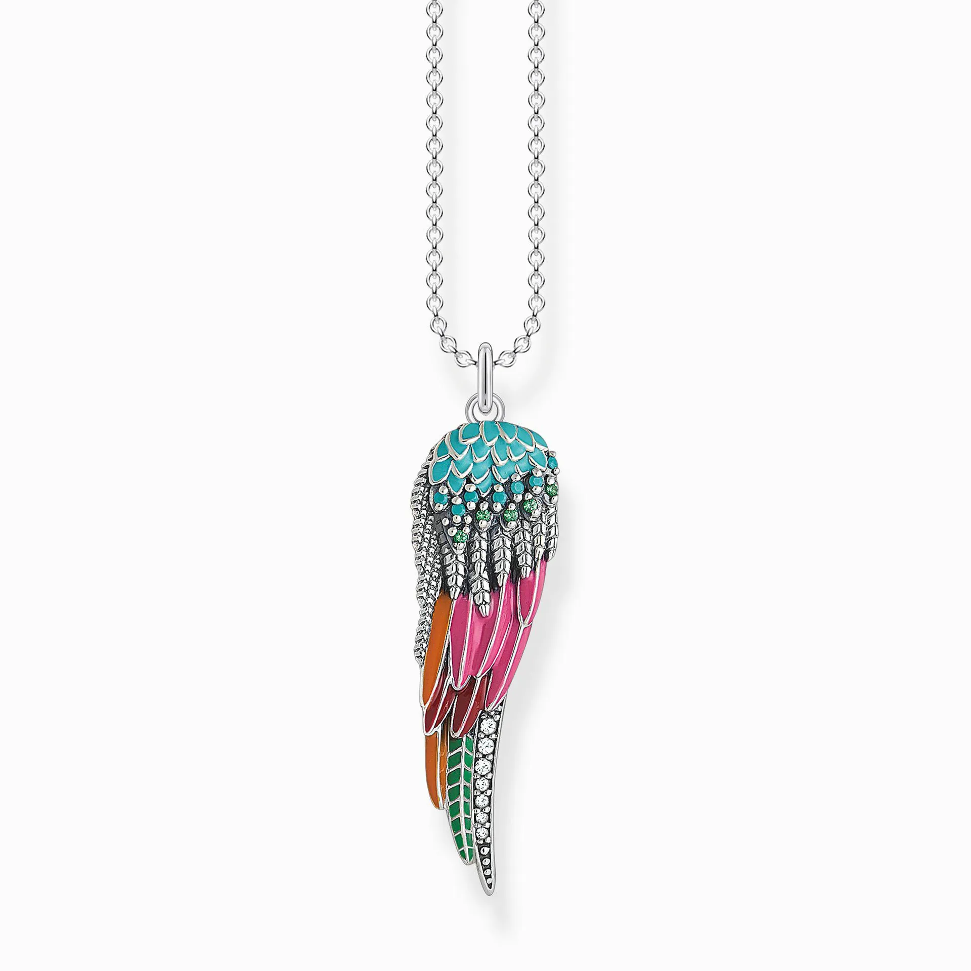 Necklace parrot wing