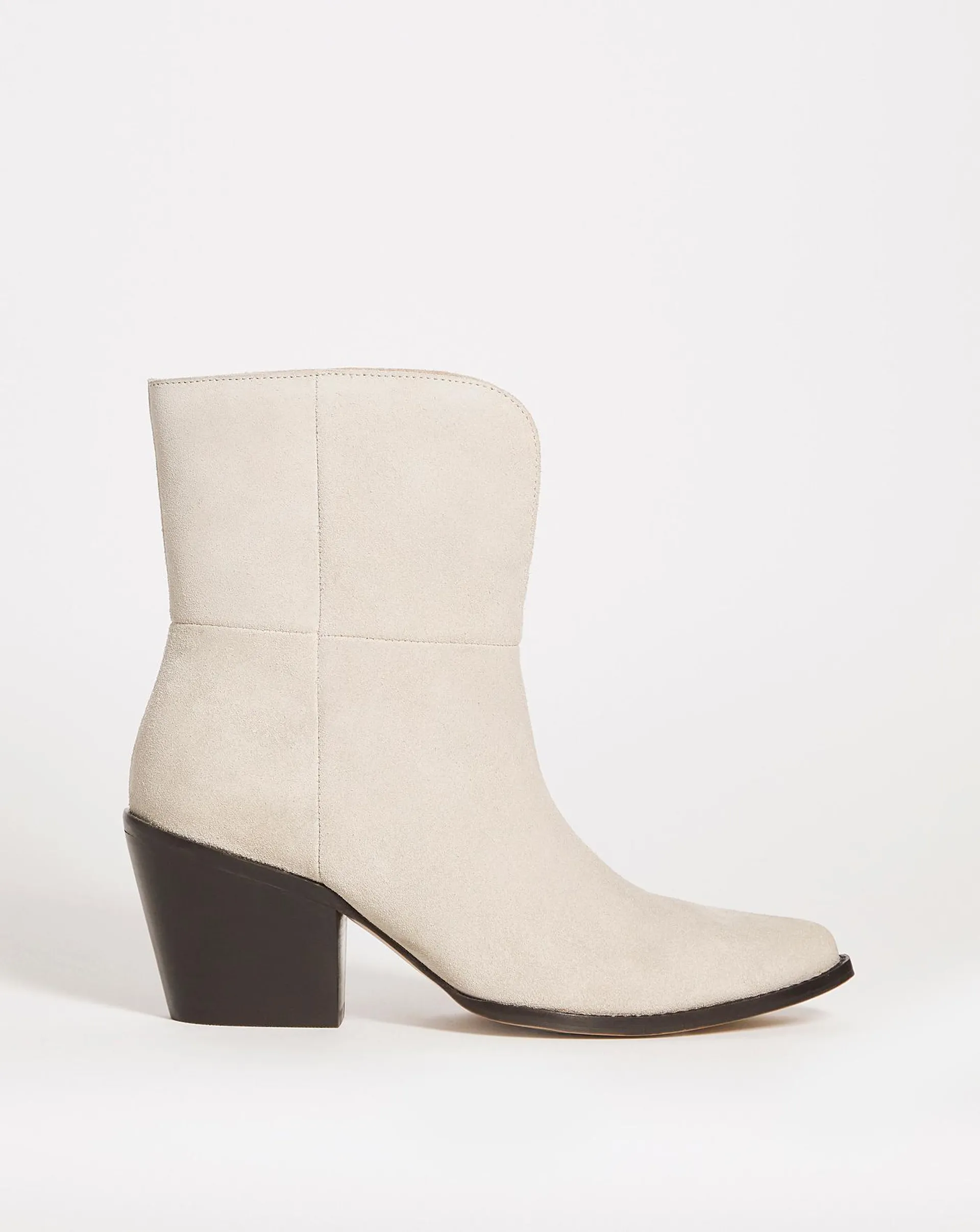 Suede Western Cowboy Boot E Fit