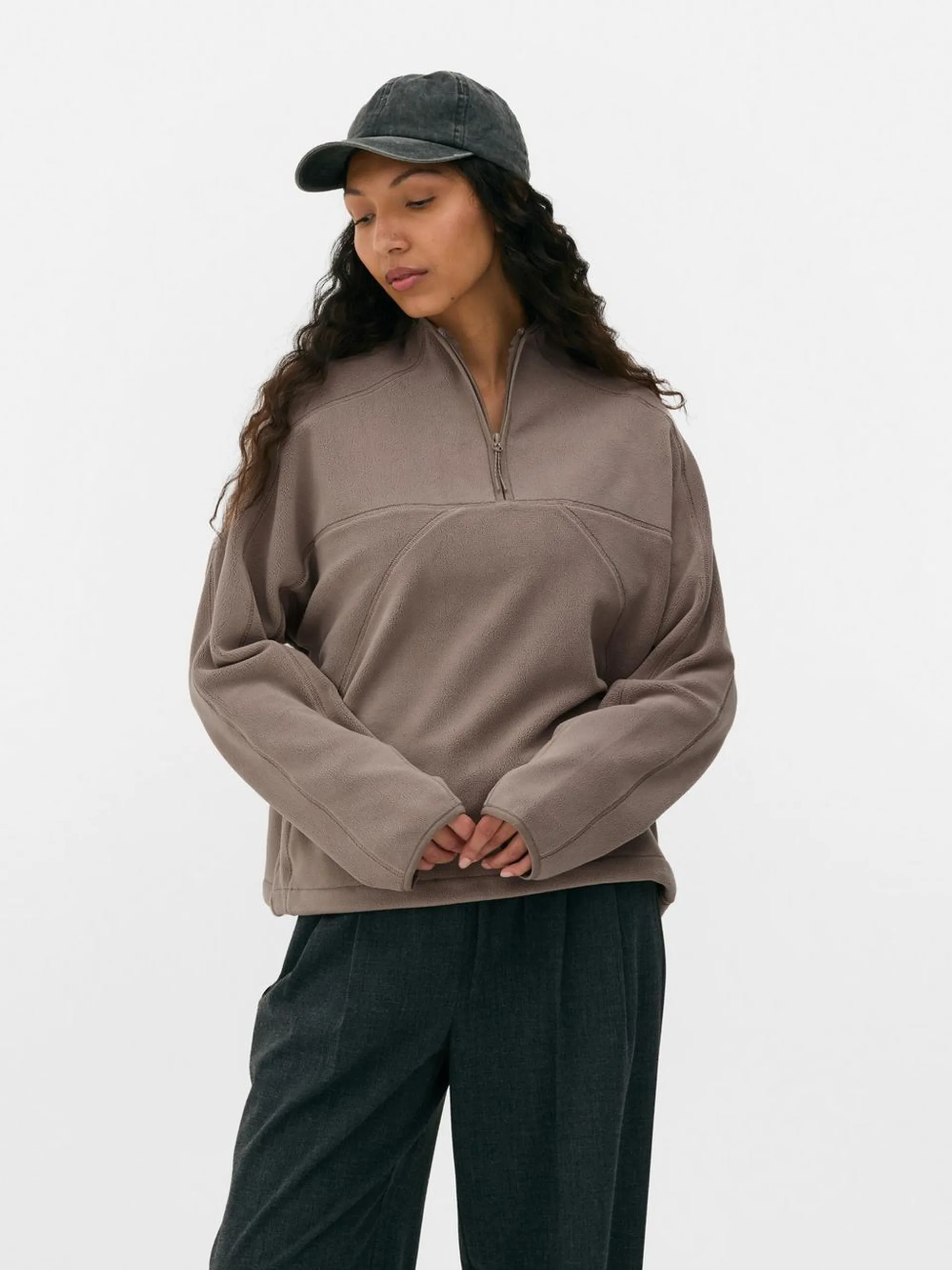 Fleece Half-Zip Sweatshirt