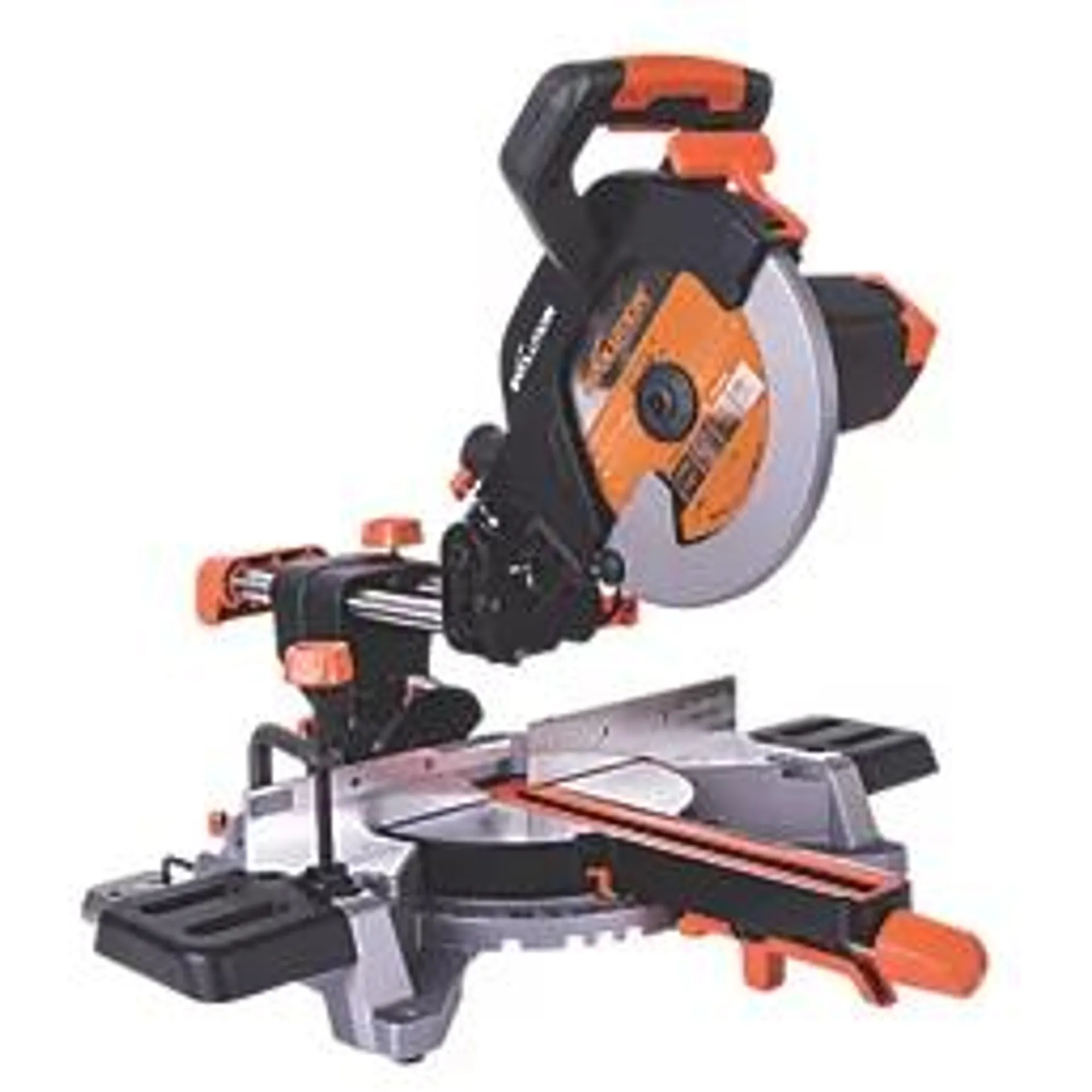 Evolution R255SMS 255mm Electric Single-Bevel Sliding Multi-Material Mitre Saw 220-240V