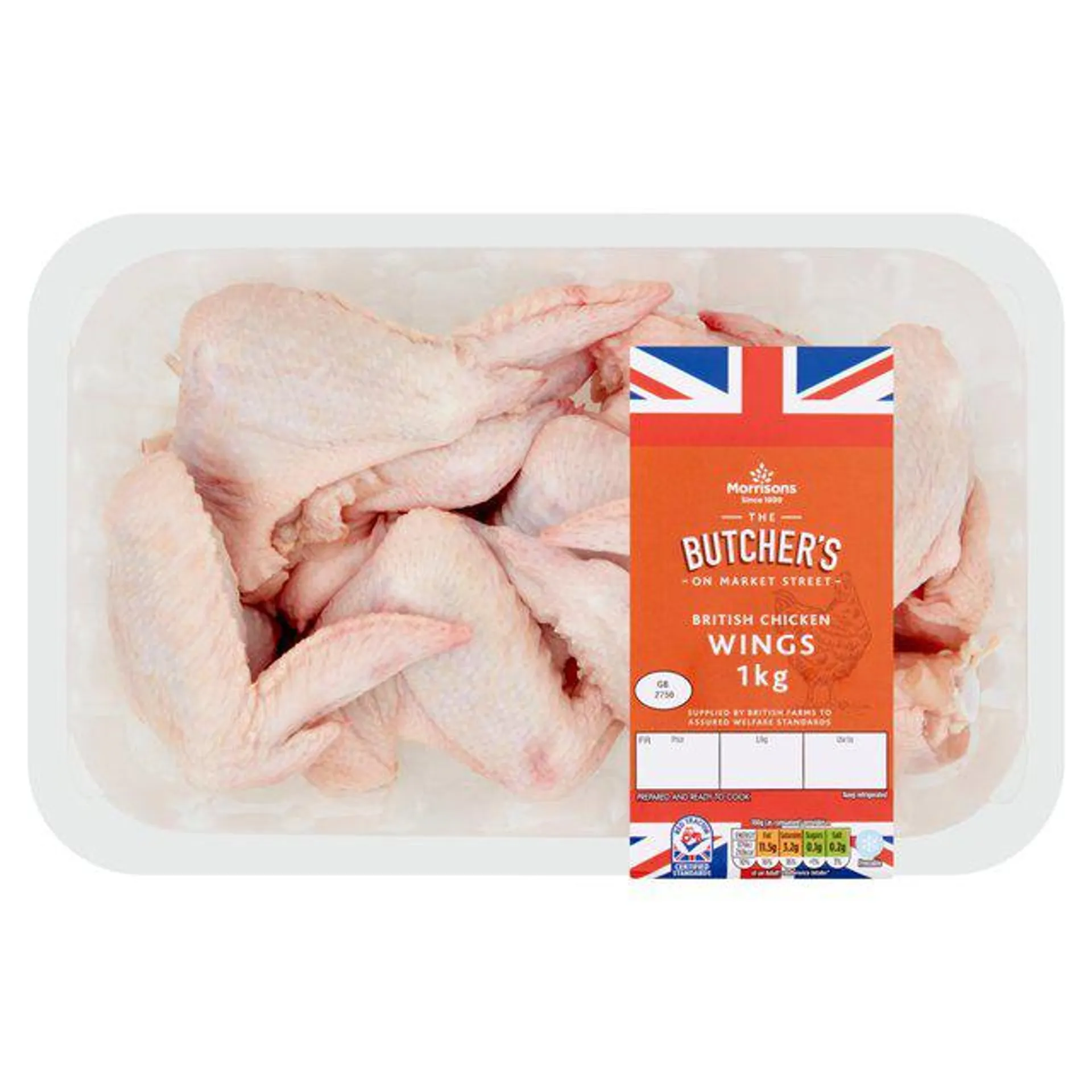 Morrisons British Chicken Wings 1kg