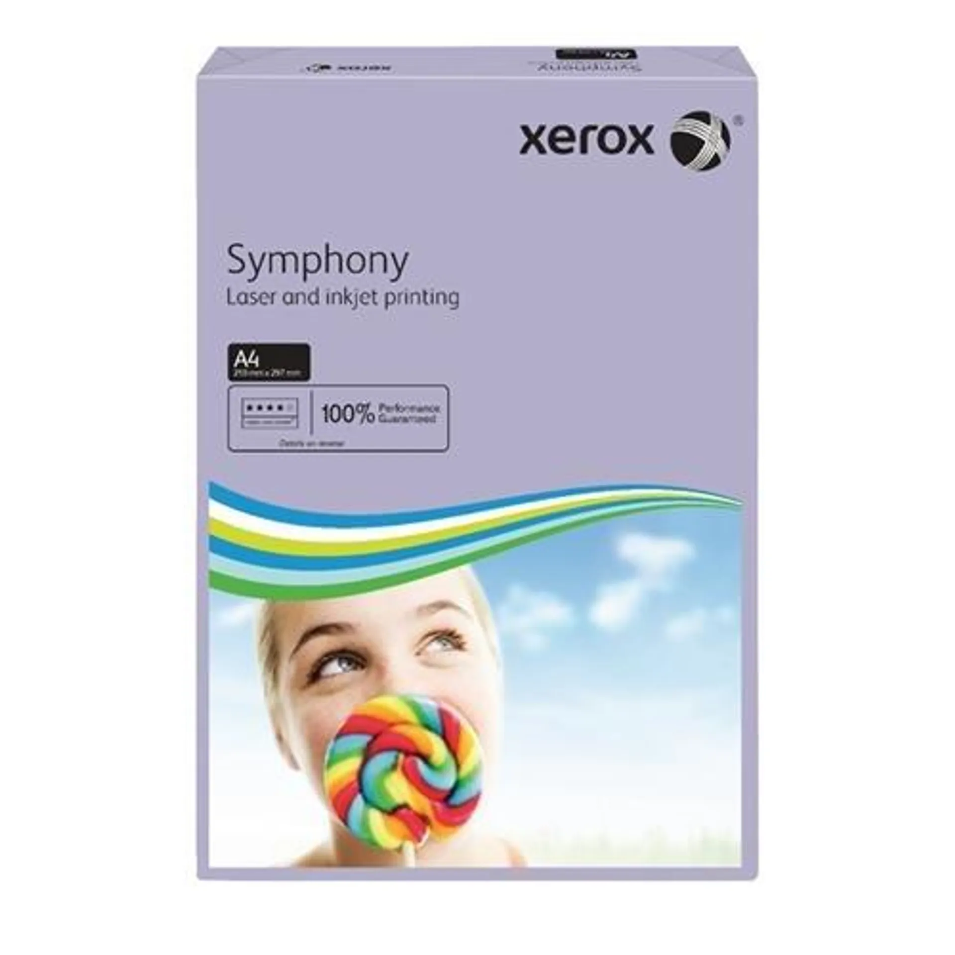 Xerox Symphony Medium Tints Lilac Ream A4 Paper 80gsm 003R93969 (Pack of 500) 003R93969