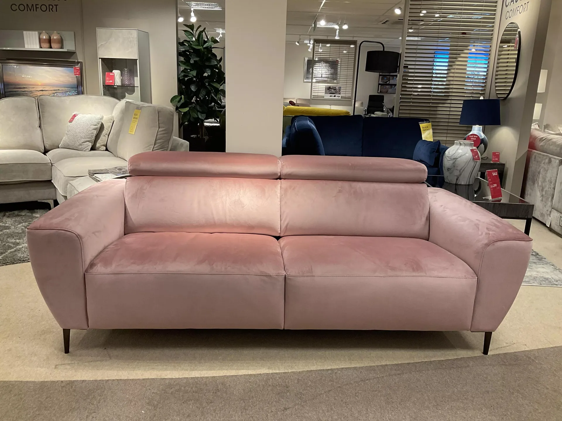 Milano 3 Seater Fabric Sofa