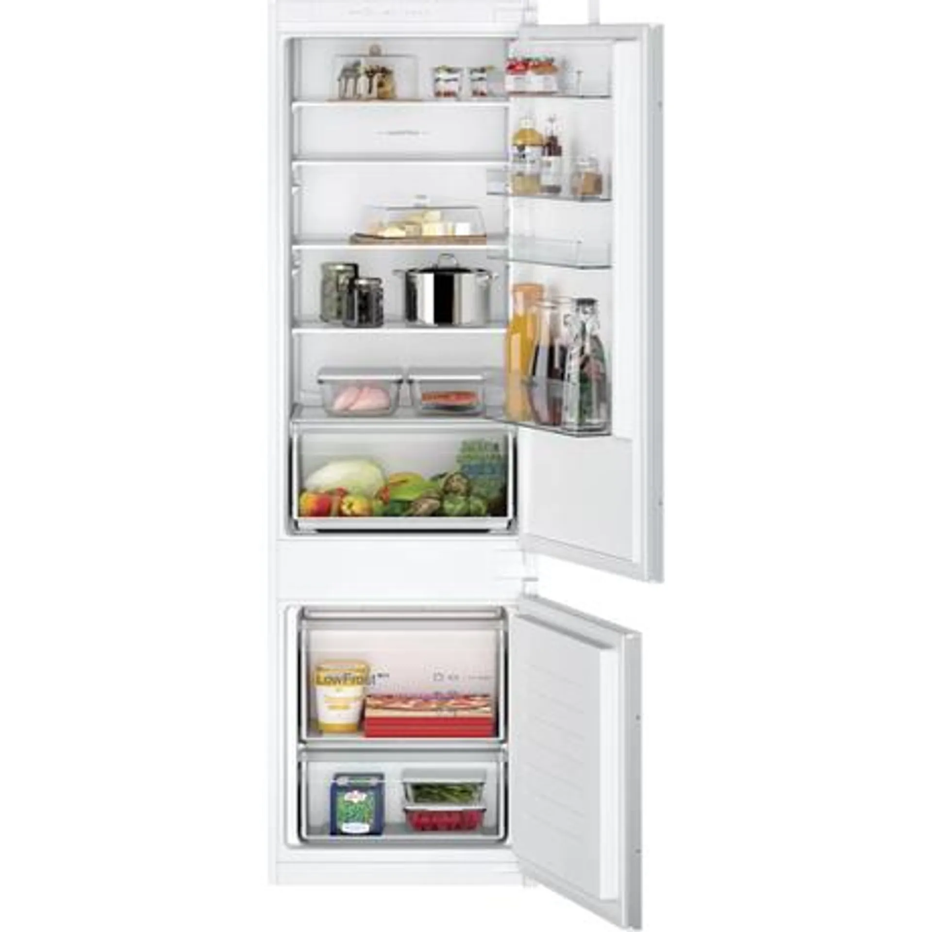 Siemens KI87VNSE0G 54.1 70/30 Integrated Low Frost Fridge Freezer