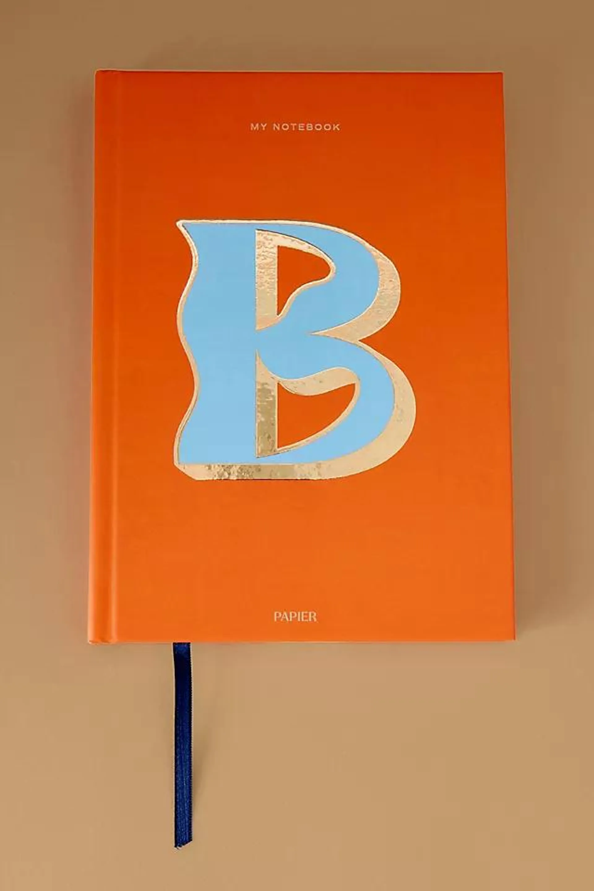 Papier Hardback Lined Monogram Notebook