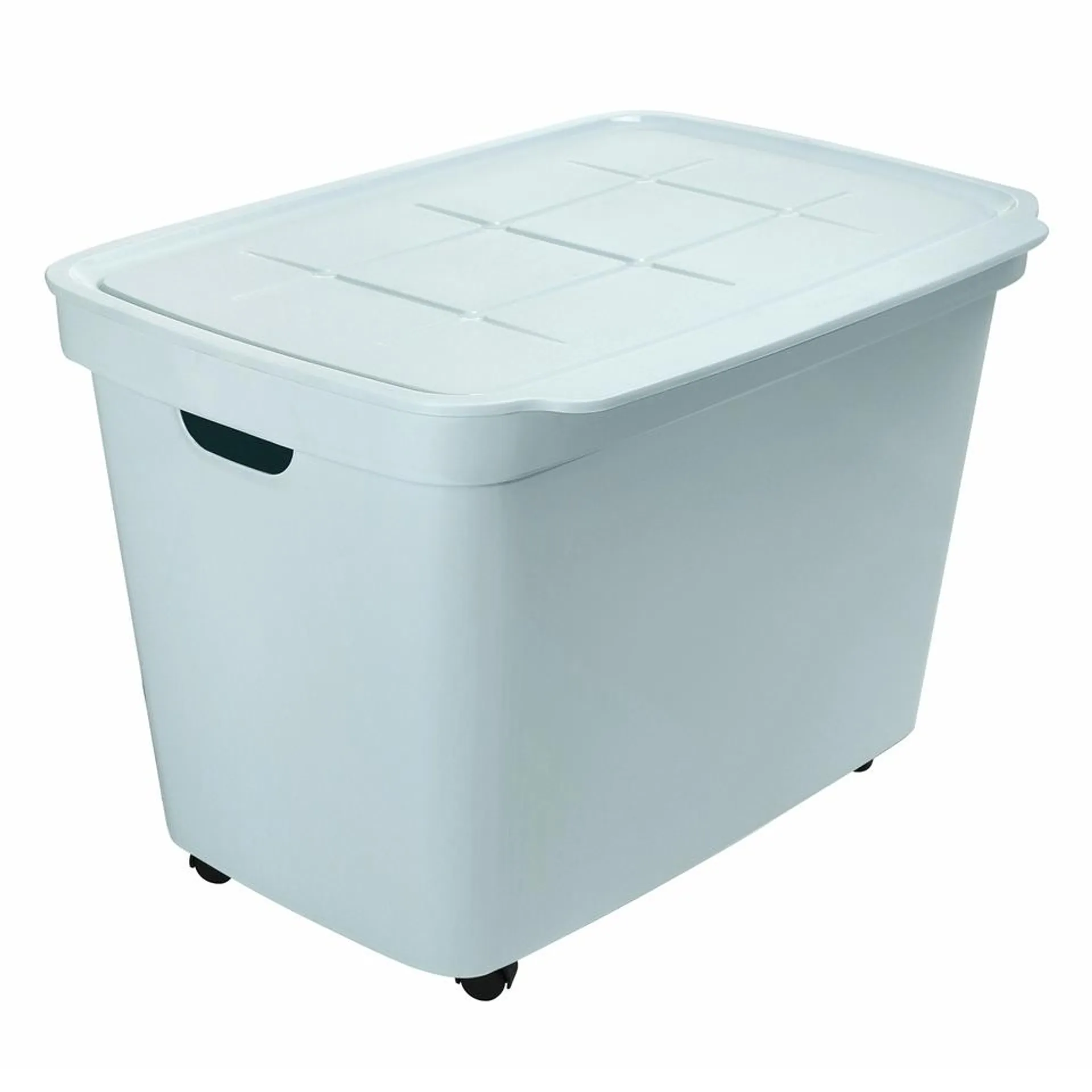 Ezy Storage Store Away 80L Rolling Bin - Blue