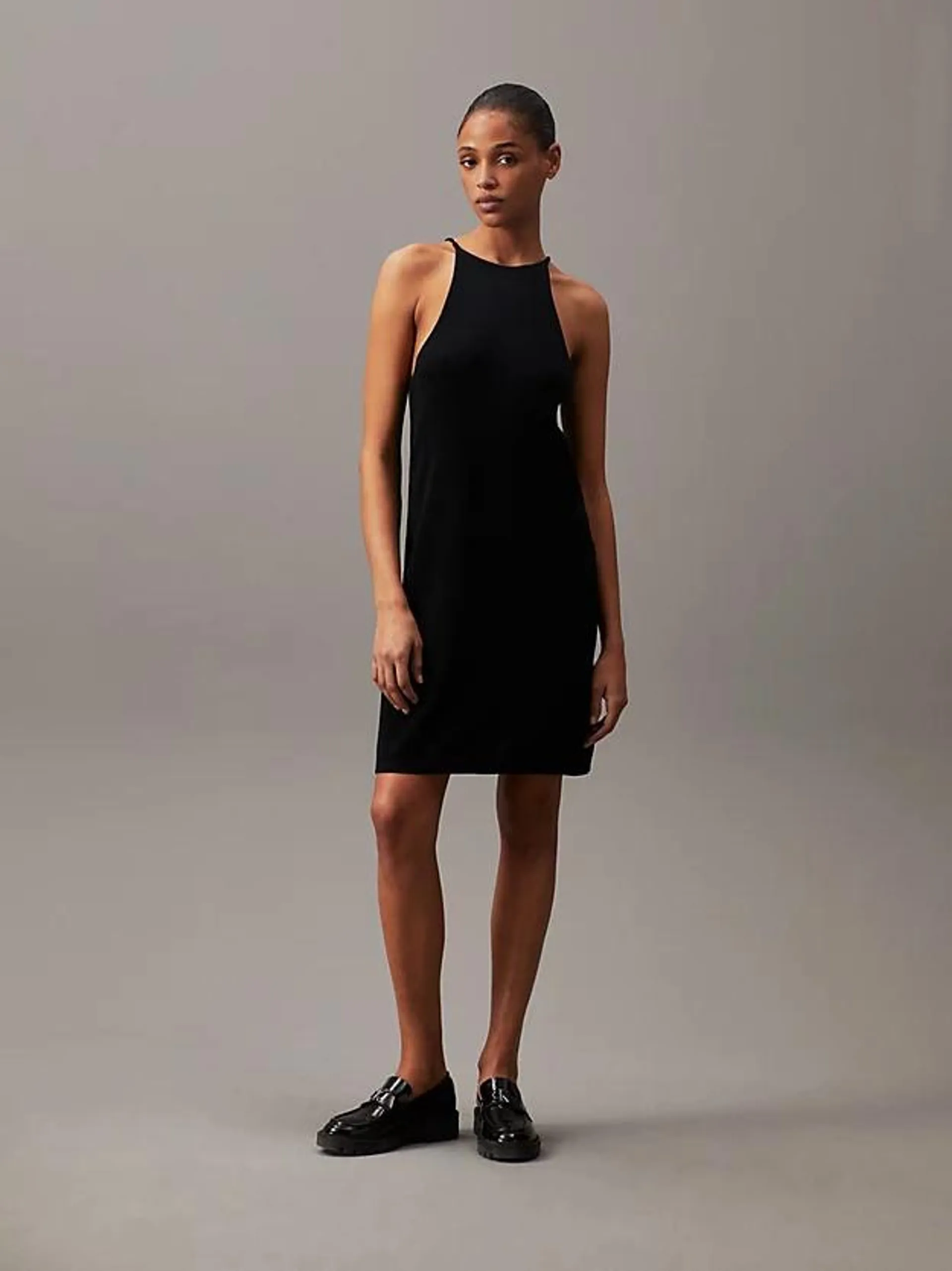 Soft Ribbed Lyocell Tank Dress