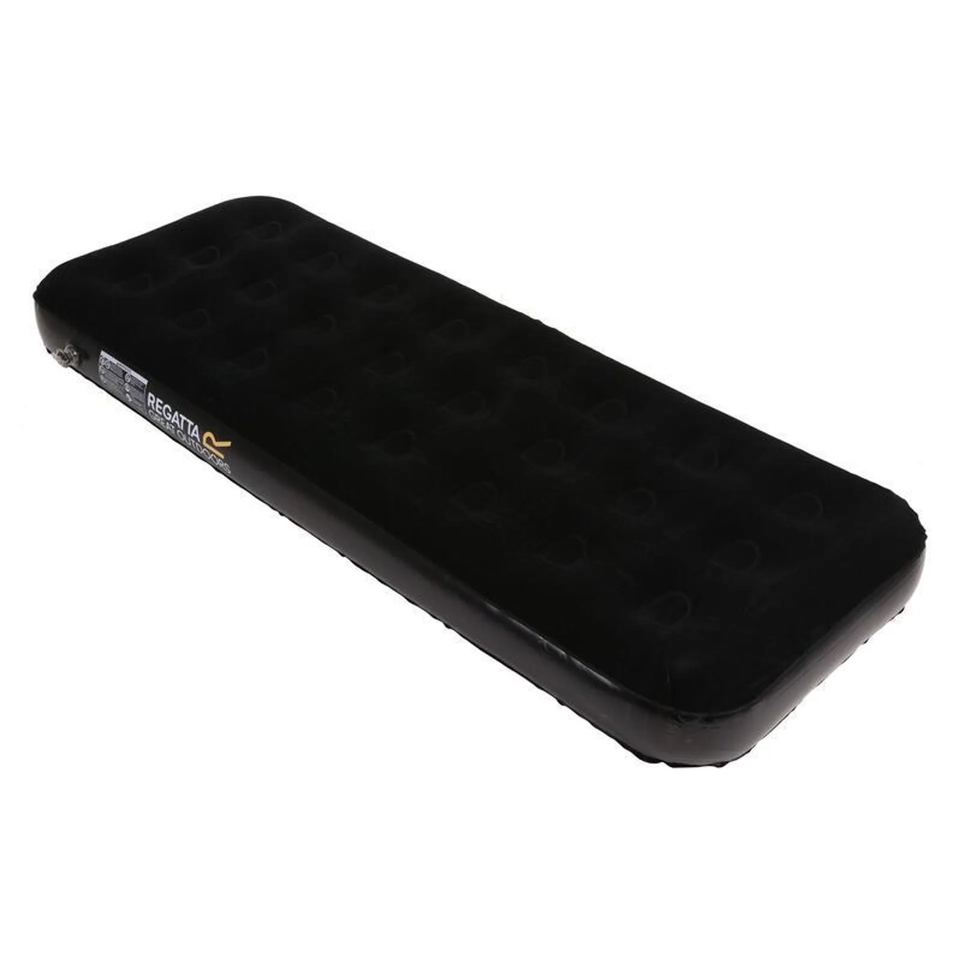 Flock Adults' Camping Single Airbed - Black