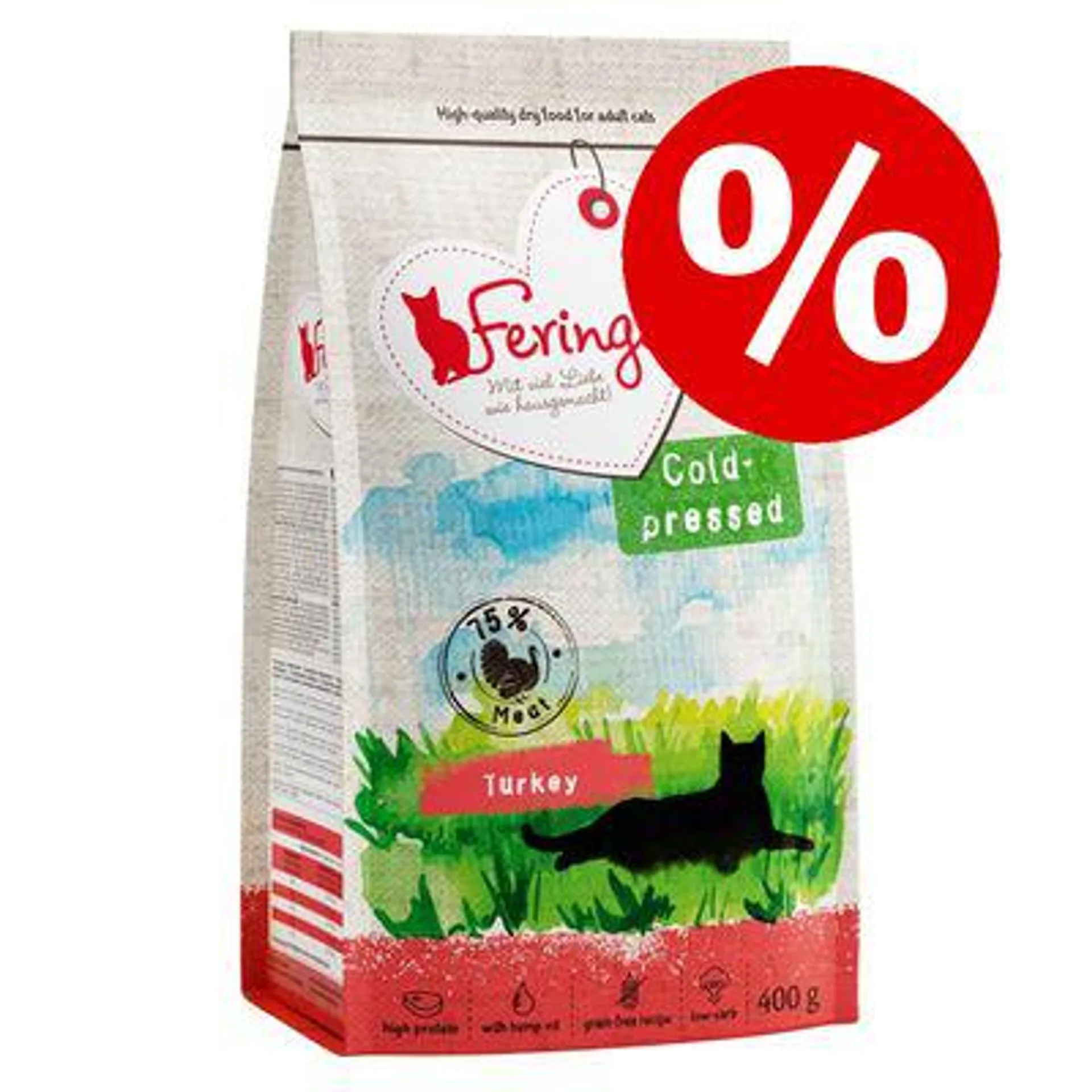 3kg/400g Feringa Cold-Pressed Dry Cat Food - Special Price!*