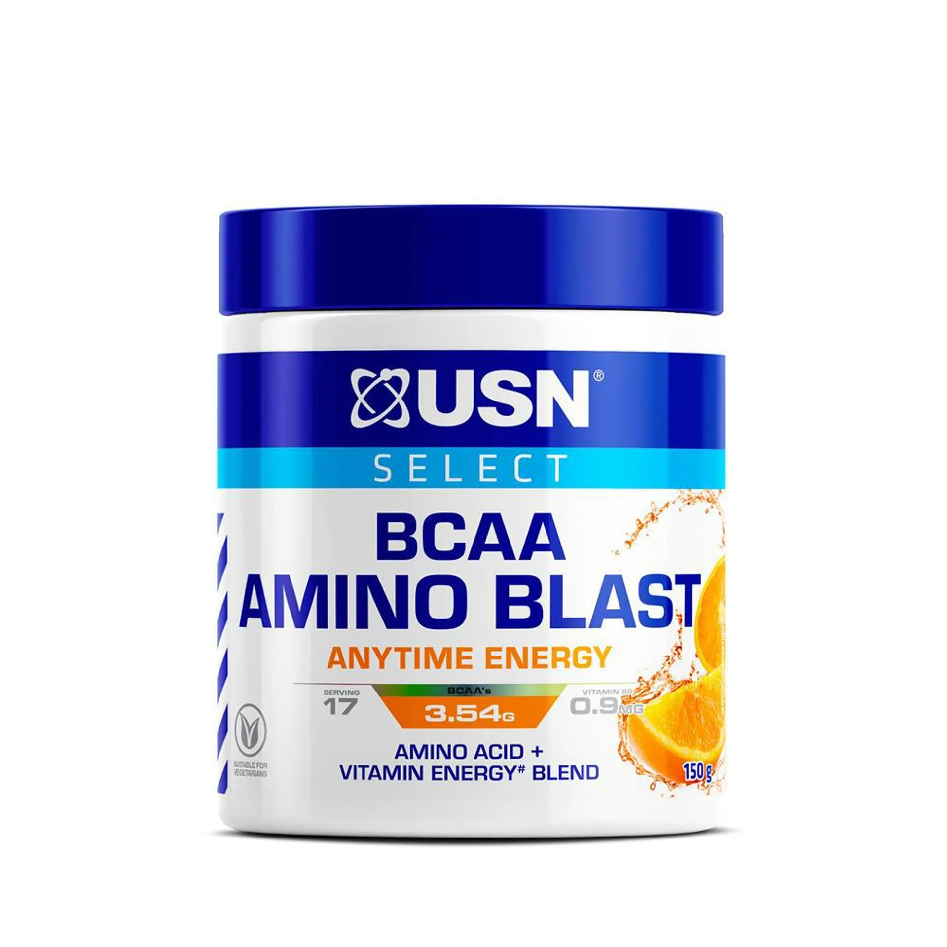 USN Select BCAA Amino Blast 150g - Orange