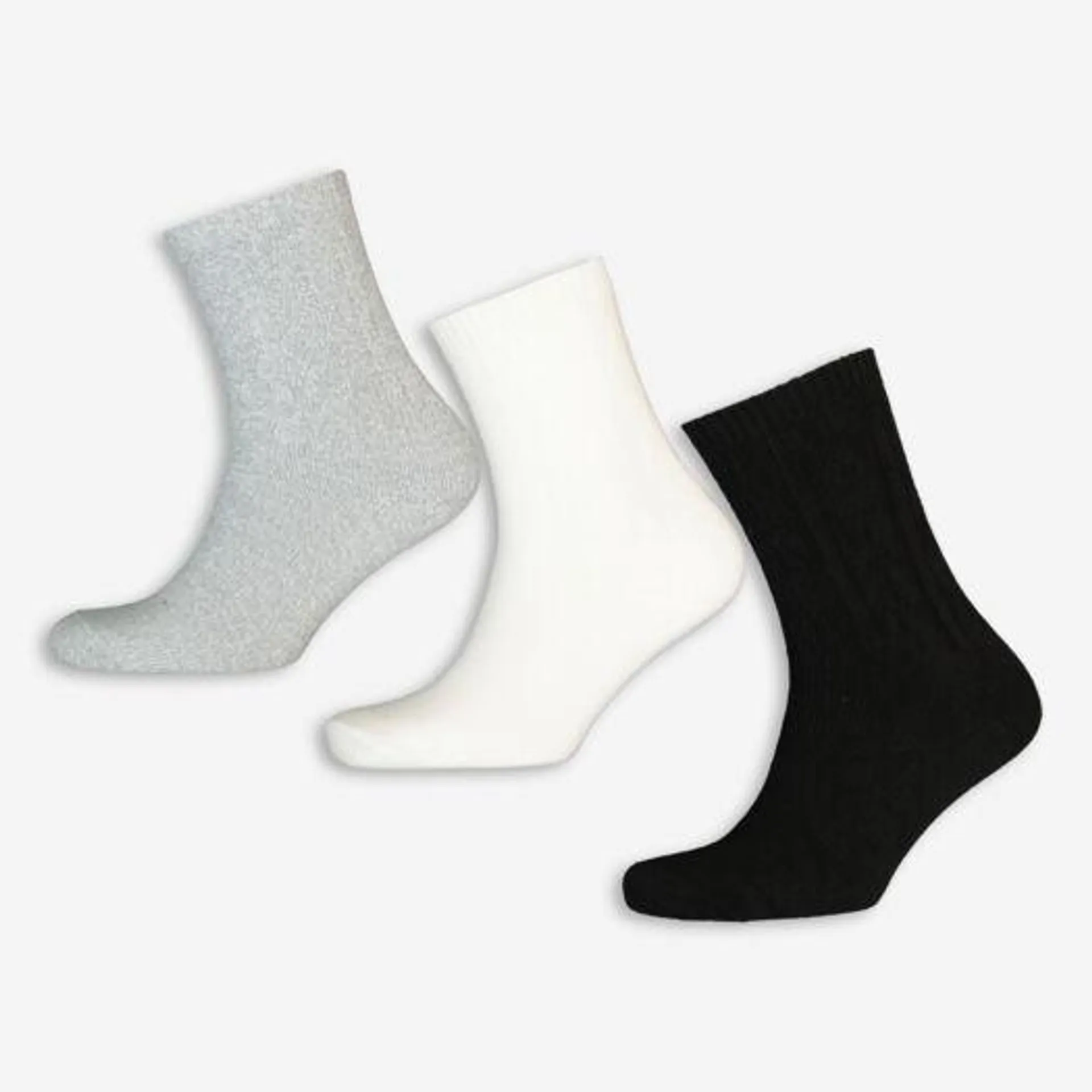 Black & White Socks Three Pack