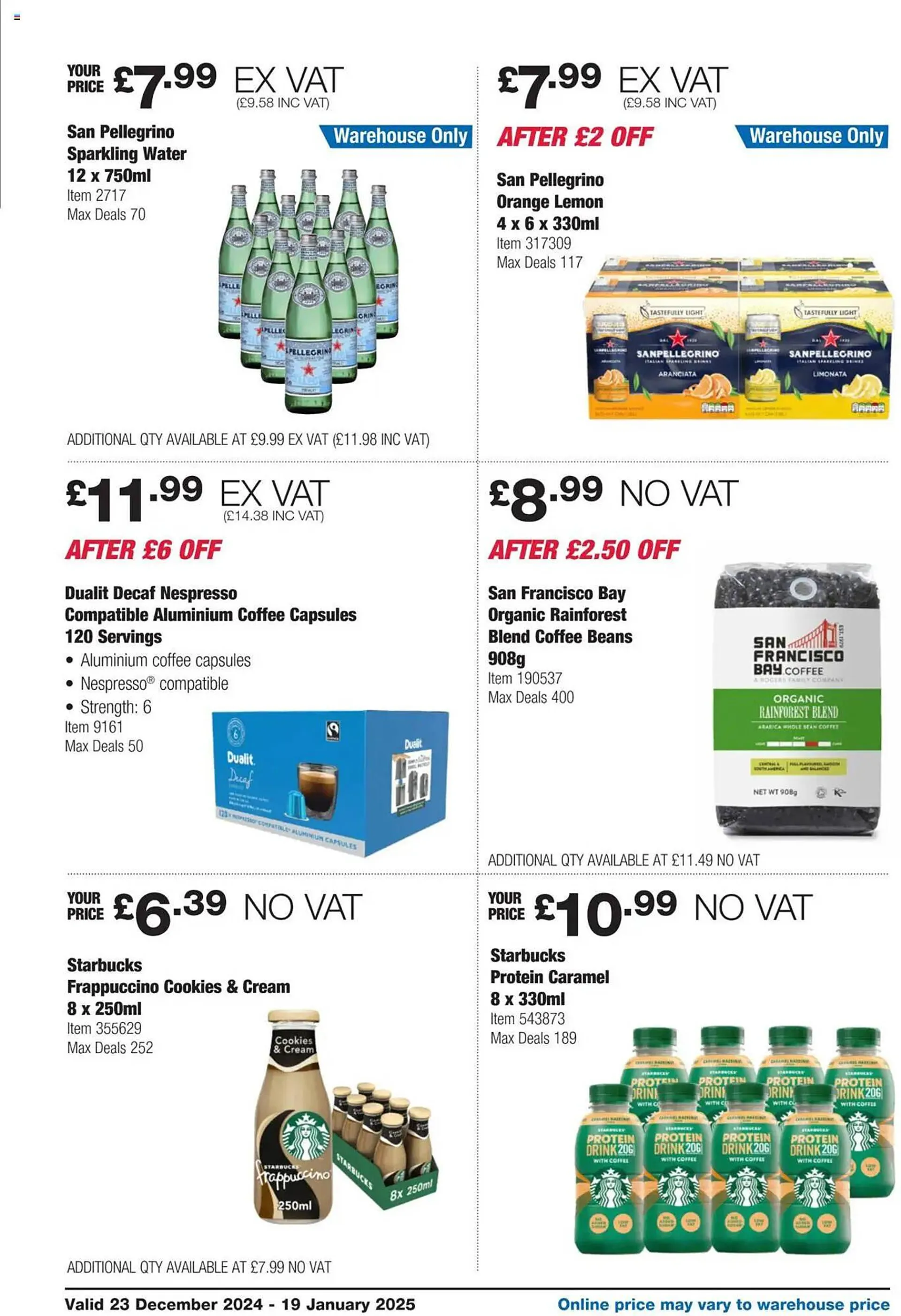 Costco leaflet from 23 December to 19 January 2025 - Catalogue Page 14