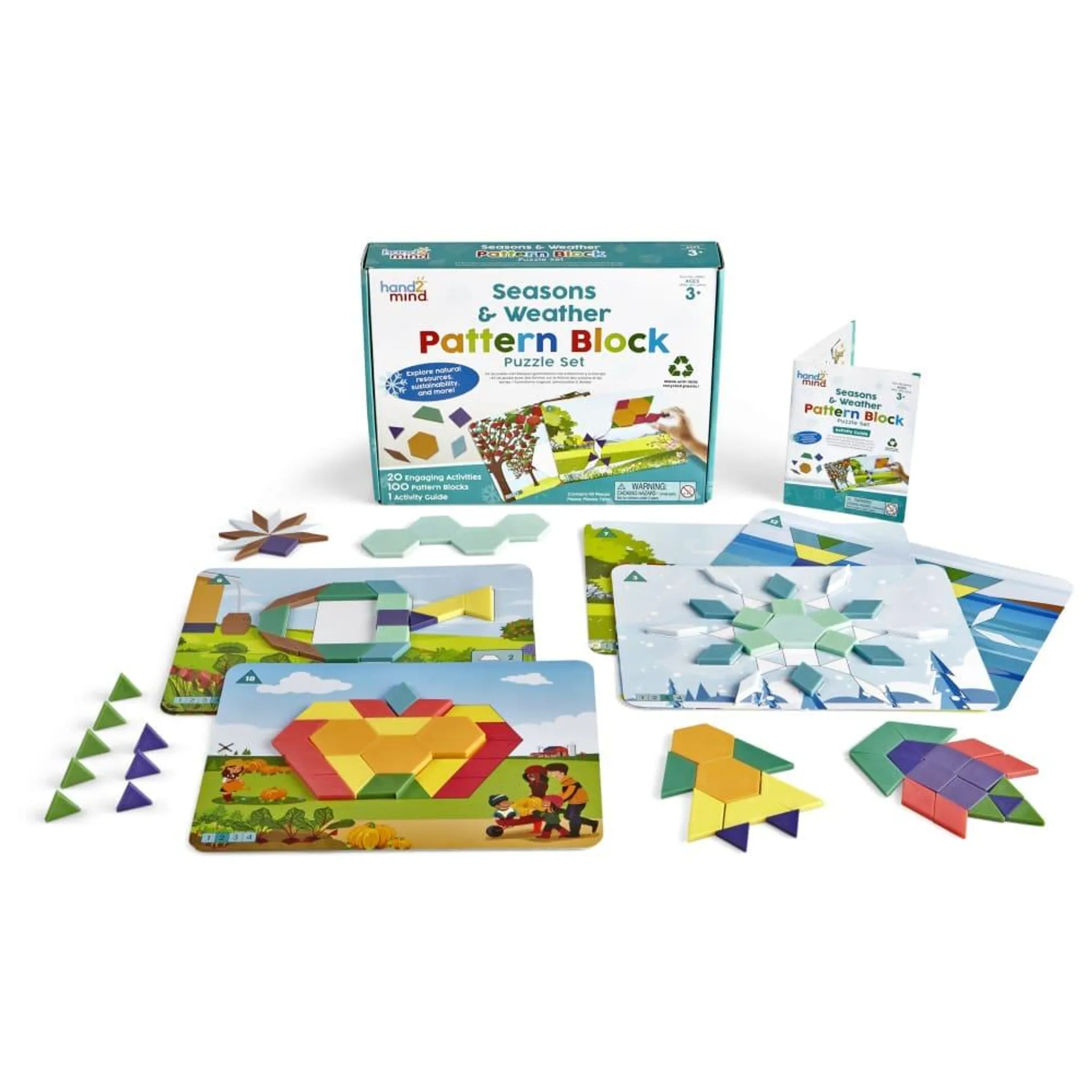 Seasons & Weather Pattern Block Puzzle Set